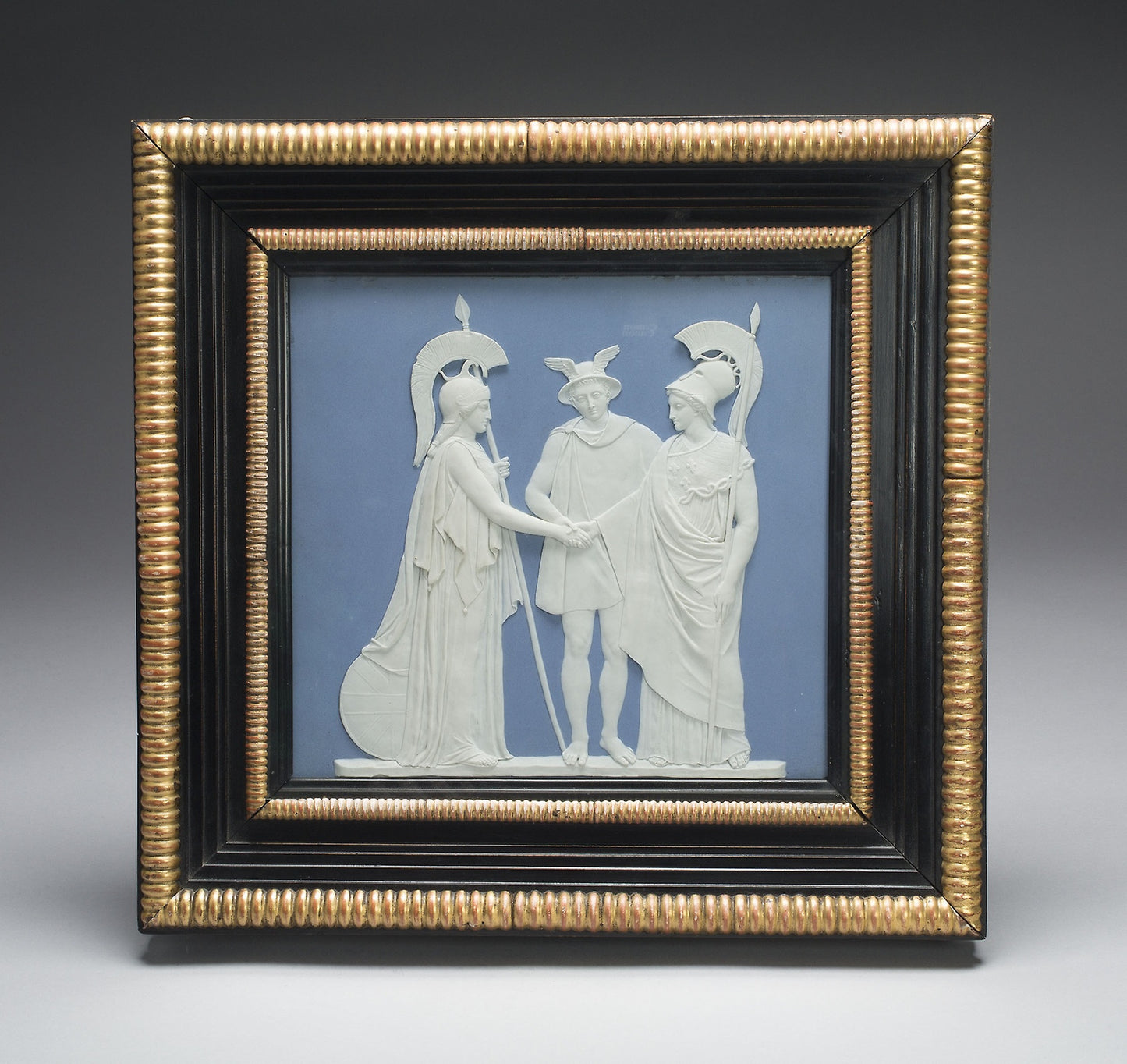Mercury Joining the Hands of Britain and France -  Wedgwood Manufactory,  Poster Print Wall Art