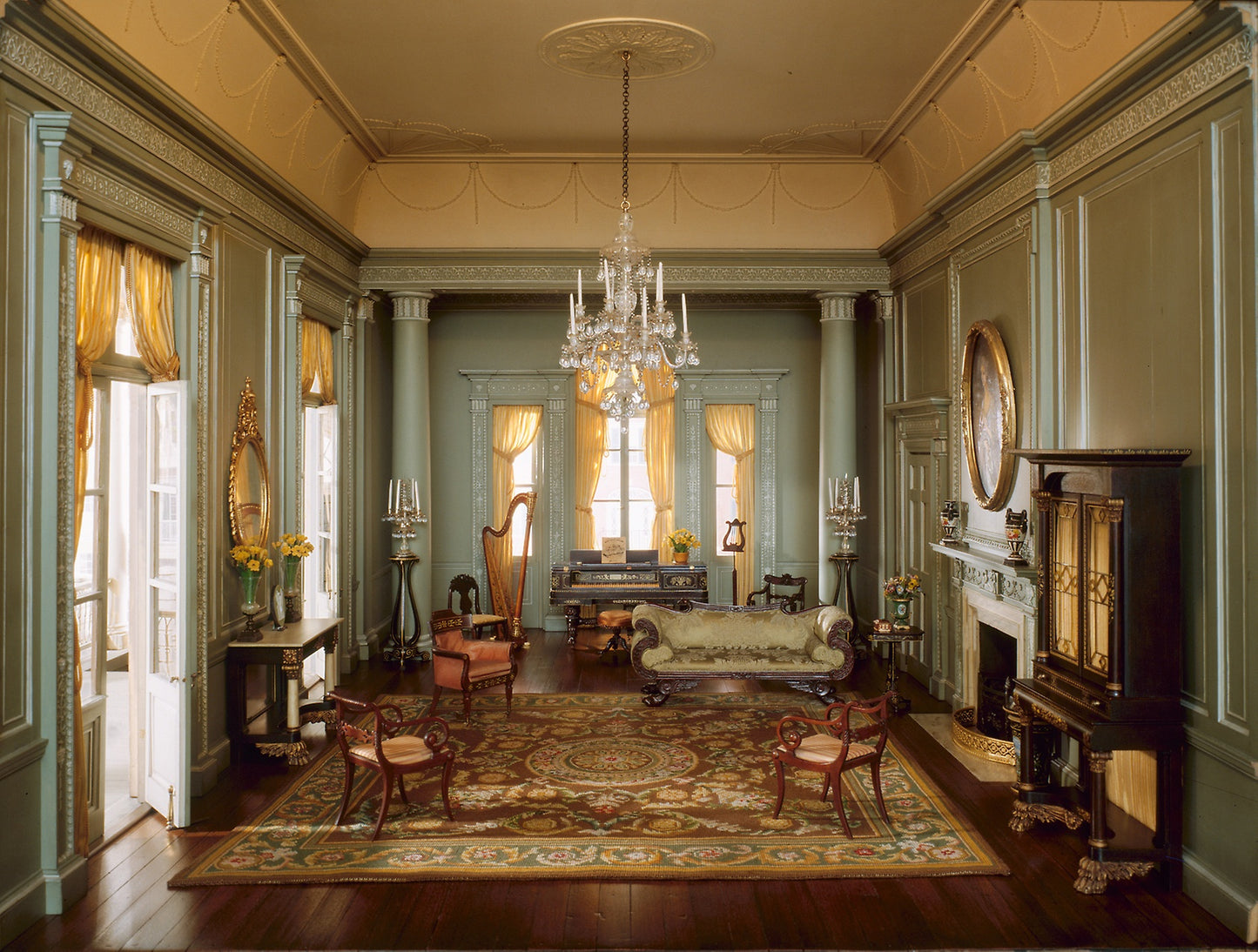 A29 -  South Carolina Ballroom, 1775-1835 -  Mrs. James Ward Thorne,  Poster Print Wall Art