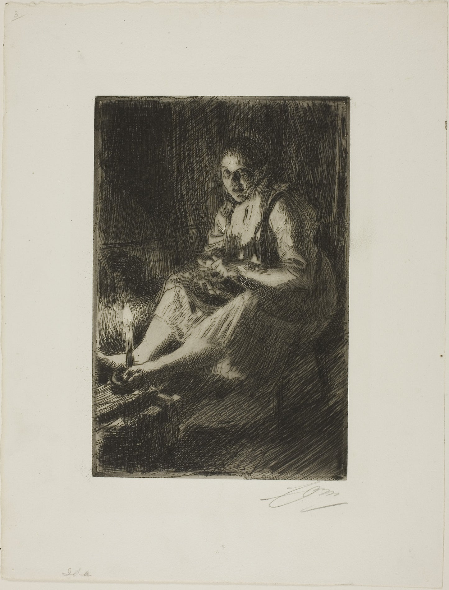 Ida -  Anders Zorn,  Poster Print Wall Art
