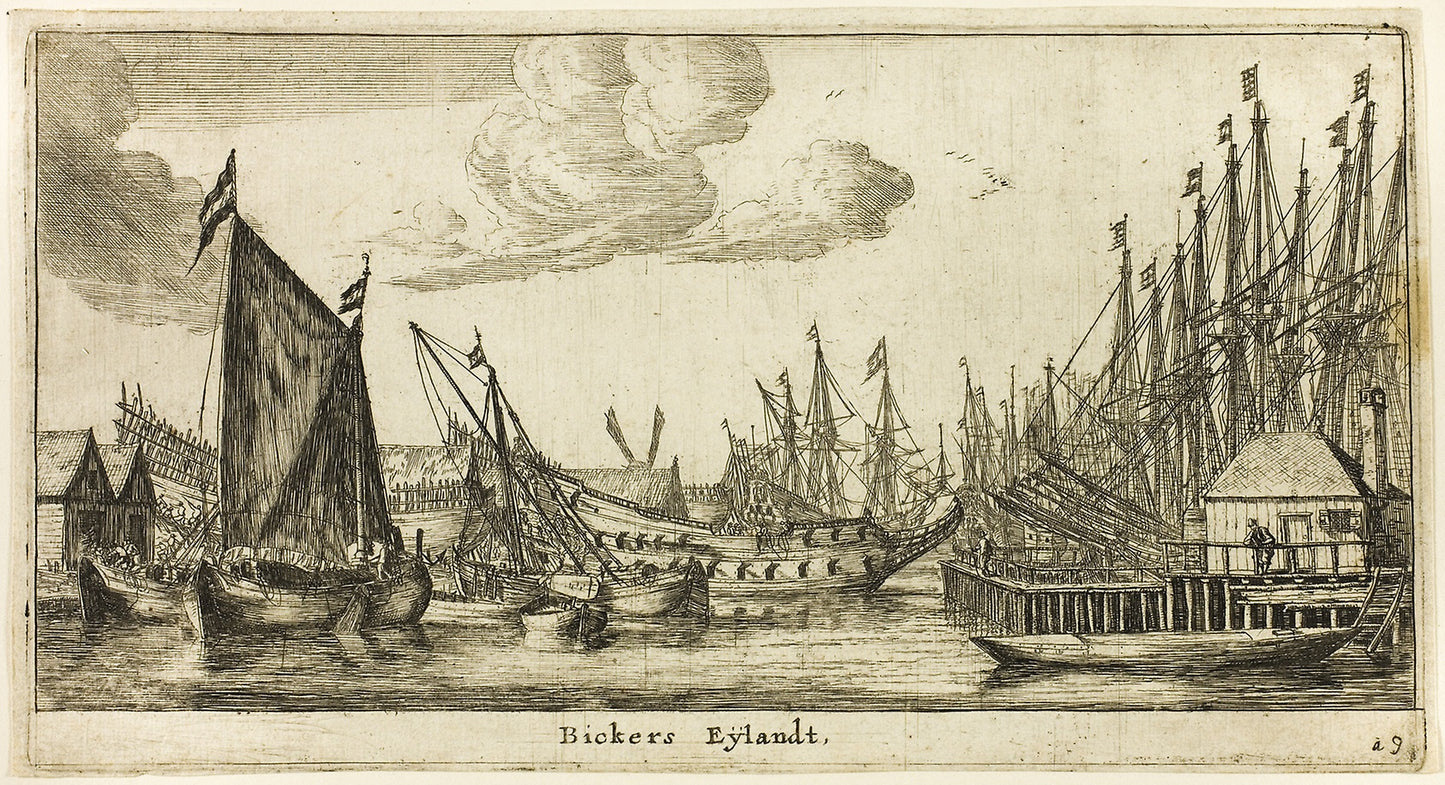 Bickers Island -  Reinier Zeeman (Reinier Nooms),  Poster Print Wall Art