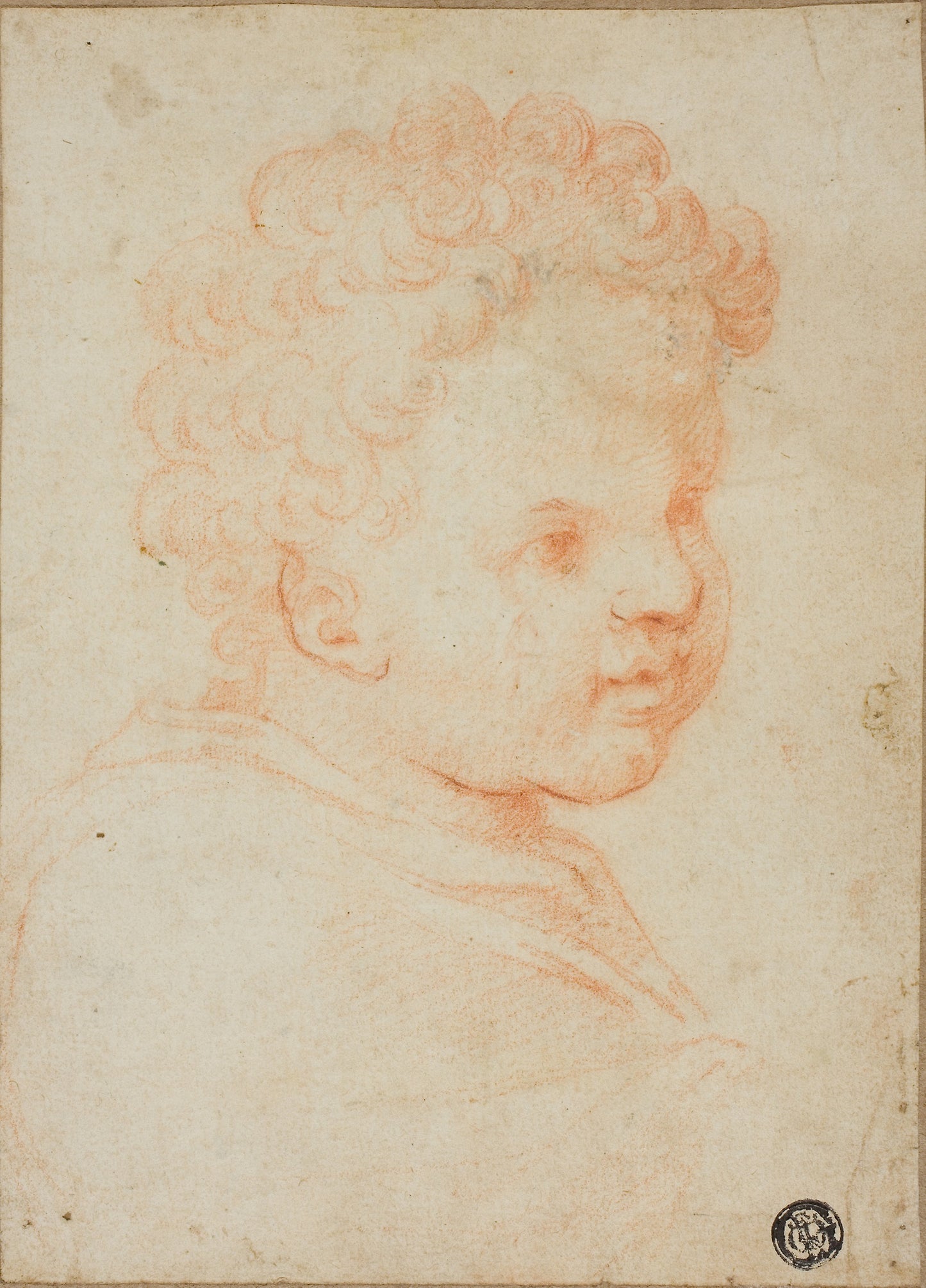 Head of a Child -  Unknown Artist,  Poster Print Wall Art