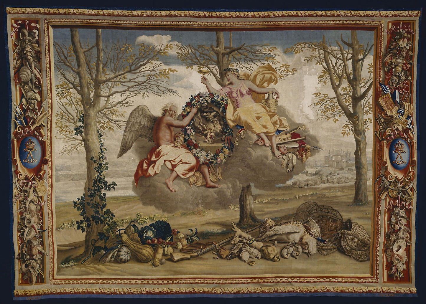 Winter, from The Seasons: After a design: Charles Le Brun (French, 1619–1690), Poster Print Wall Art