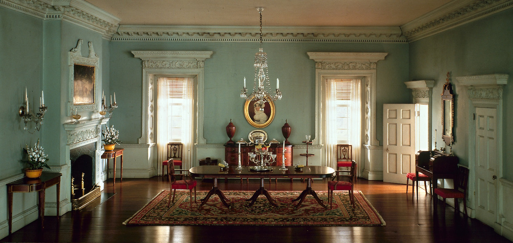 A19: Maryland Dining Room, 1770-74: Mrs. James Ward Thorne,16x12"(A3) Poster