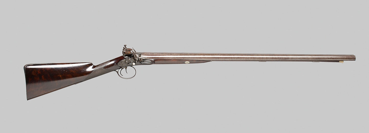 Double-Barreled Flintlock Fowling Piece -  Joseph Manton,  Poster Print Wall Art
