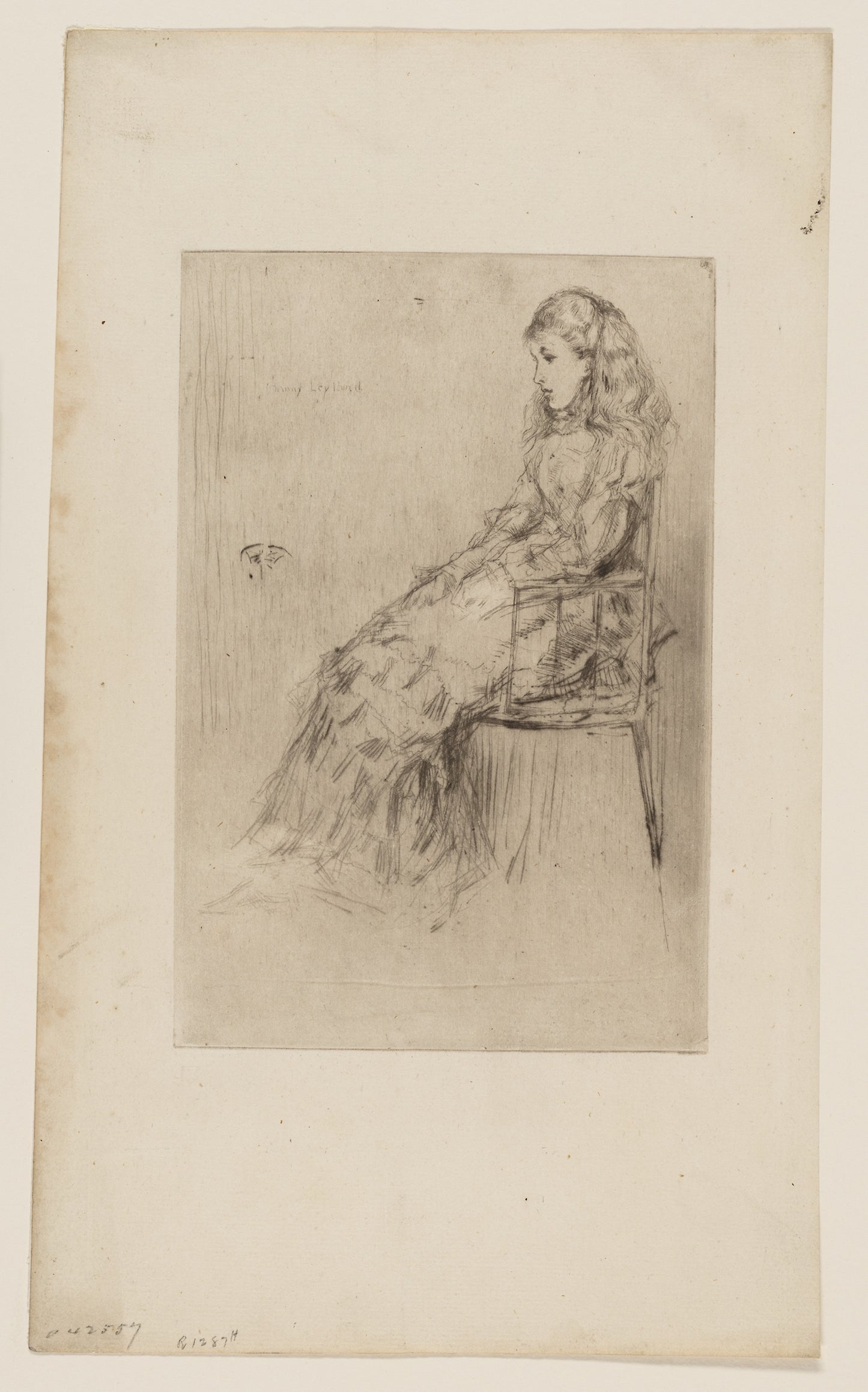 Fanny Leyland -  James McNeill Whistler,  Poster Print Wall Art