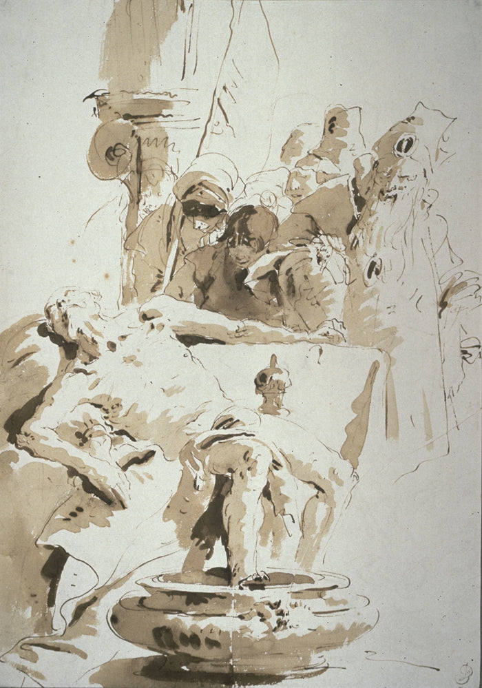 Fantasy on the Death of Seneca: Giambattista Tiepolo,16x12