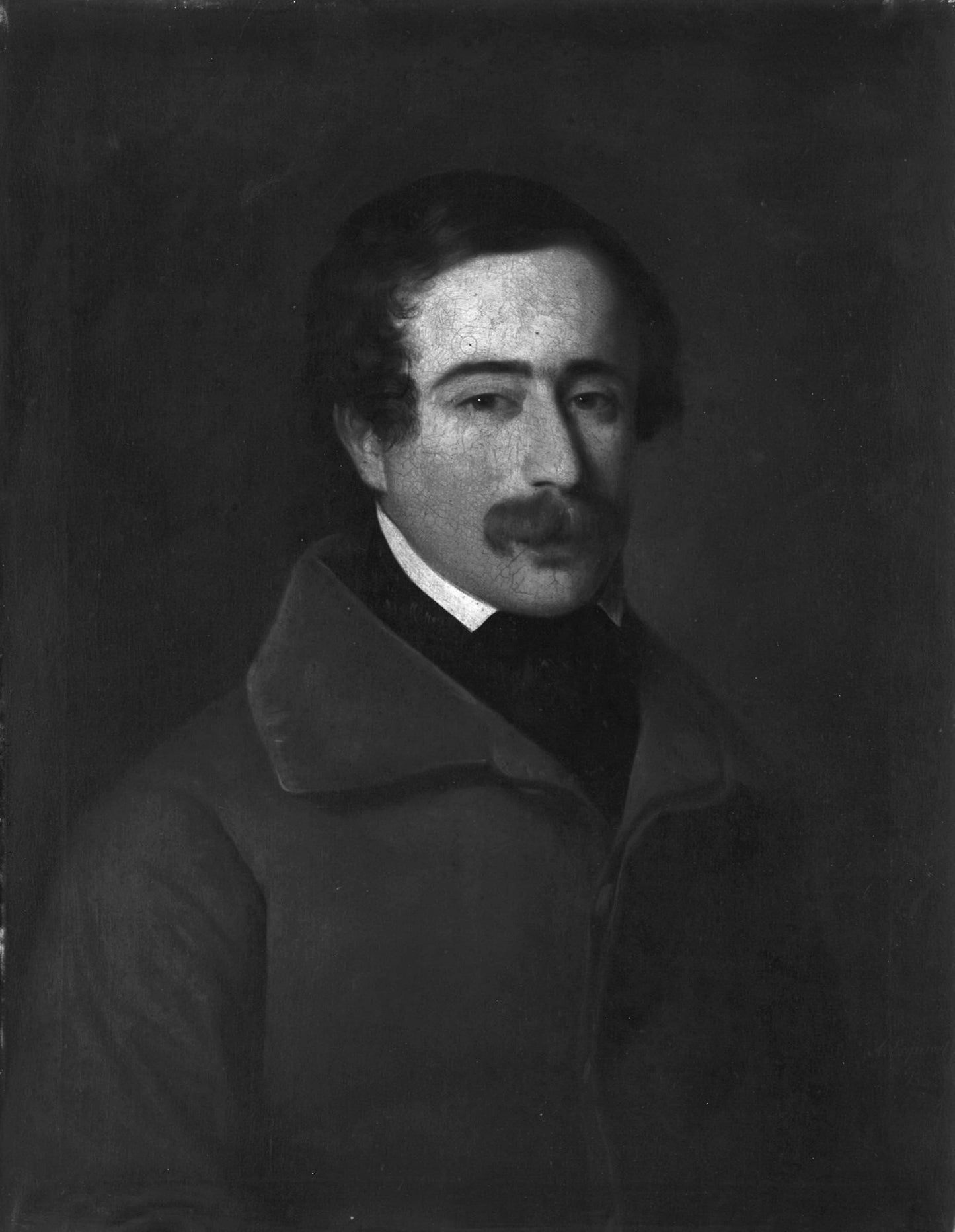 Portrait of a Man -  Antonio Maria Esquivel,  Poster Print Wall Art
