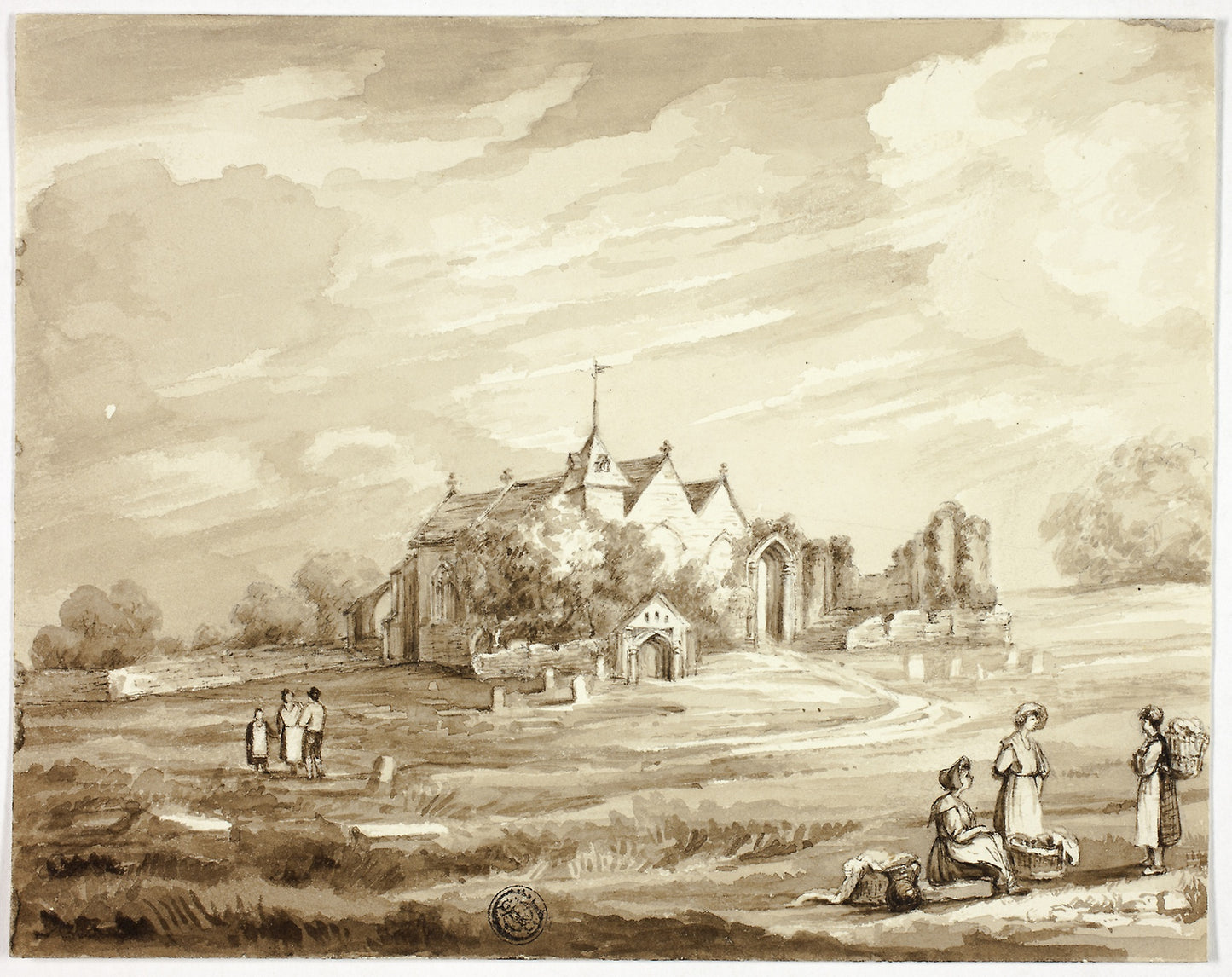 Winchelsea Church -  Elizabeth Murray,  Poster Print Wall Art