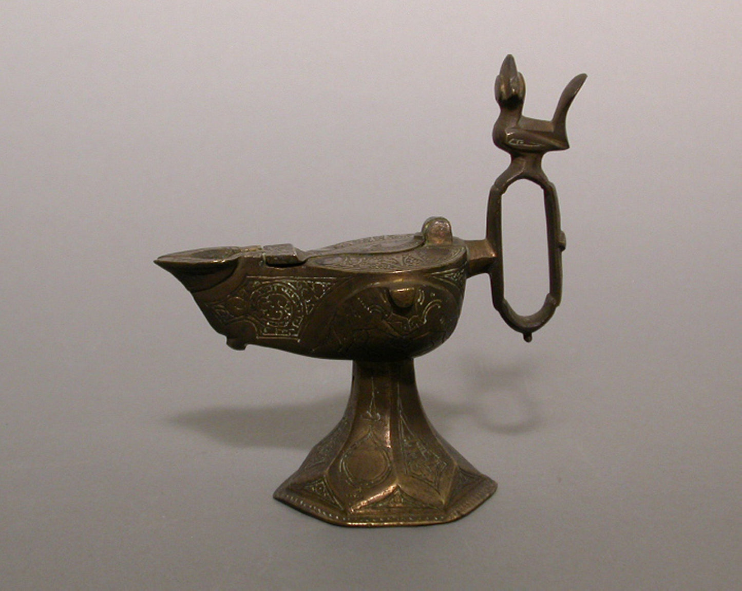 Oil Lamp (Cheragh) -  Eastern Iran or Afghanistan ,  Poster Print Wall Art