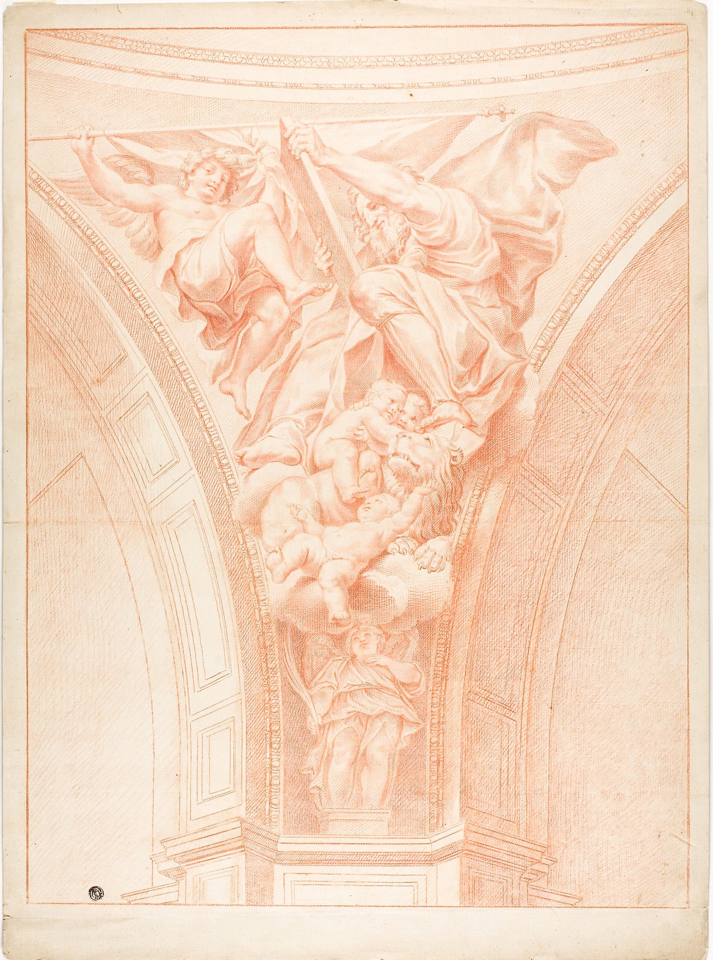 Saint Mark -  after Domenichino,  Poster Print Wall Art