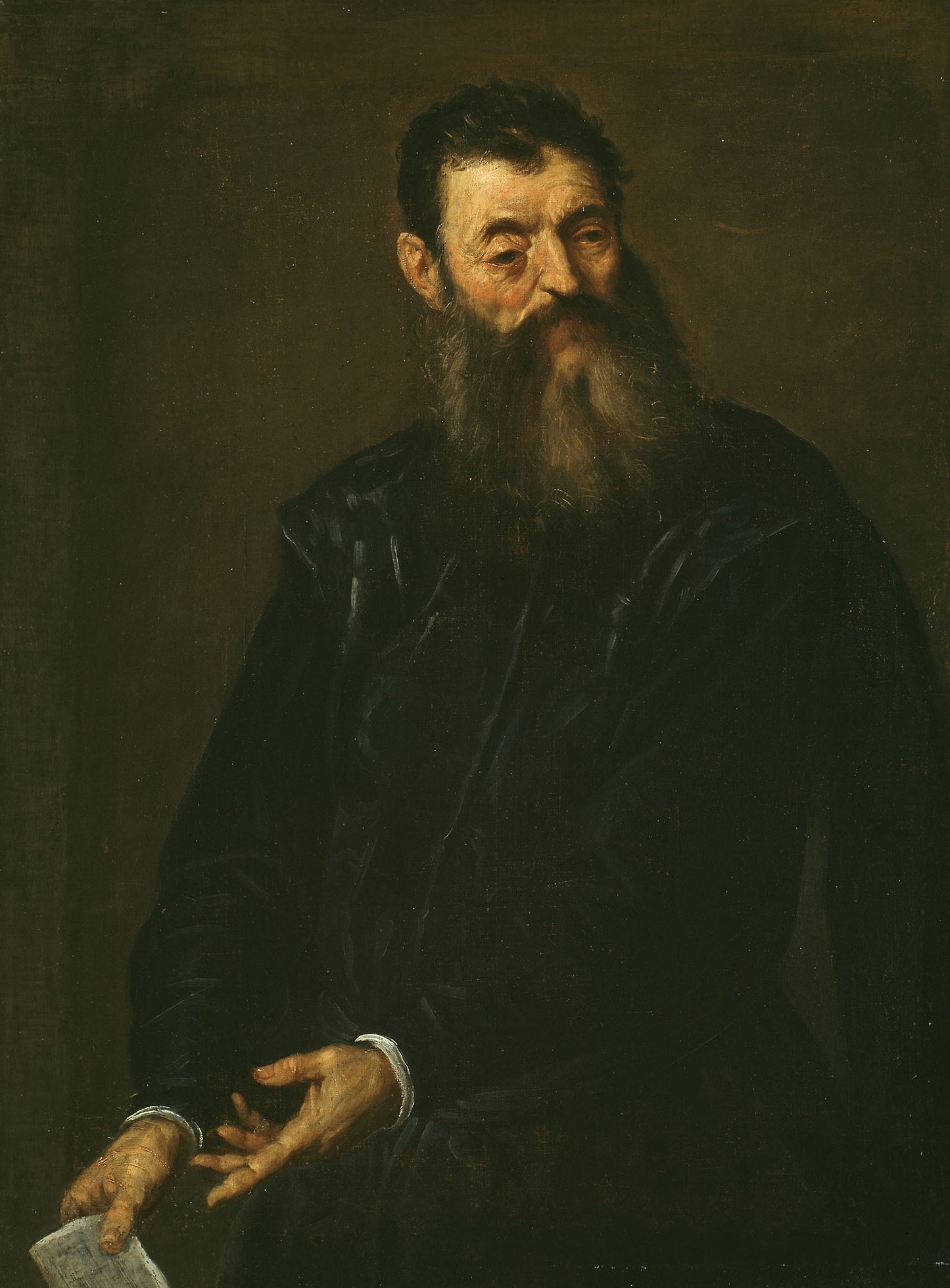 Portrait of a Gentleman -  Palma Giovane (Jacopo Palma),  Poster Print Wall Art