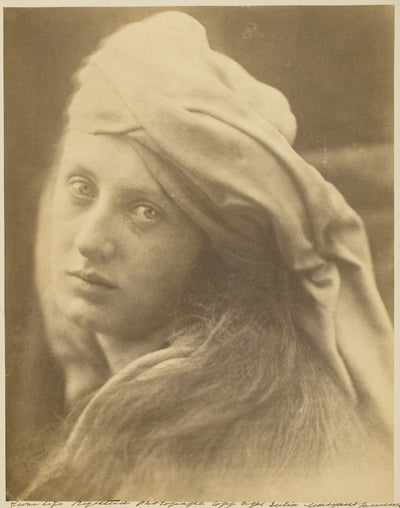 A Study of the Beatrice Cenci: Julia Margaret Cameron,16x12"(A3) Poster