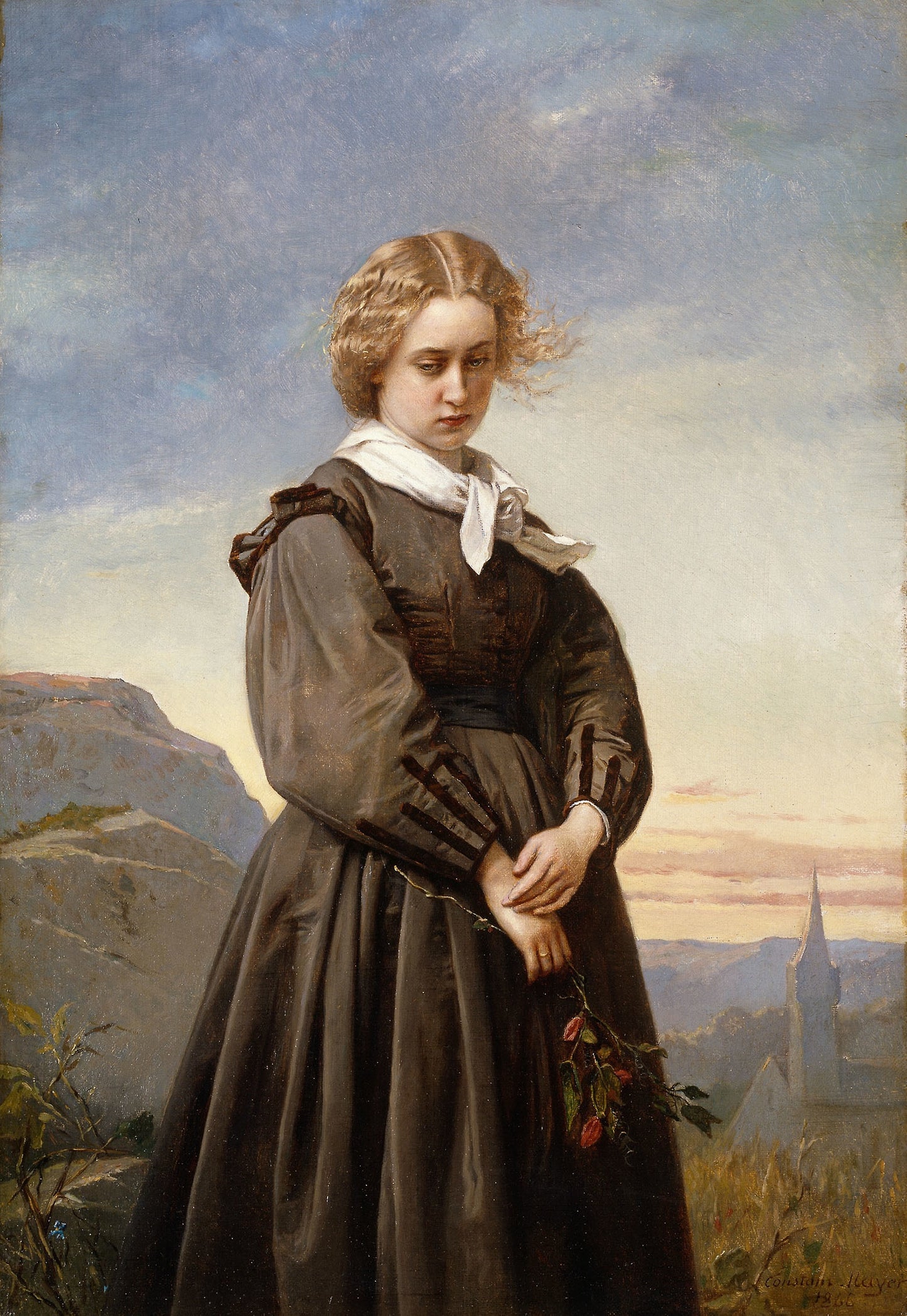 Love's Melancholy -  Constant Mayer,  Poster Print Wall Art