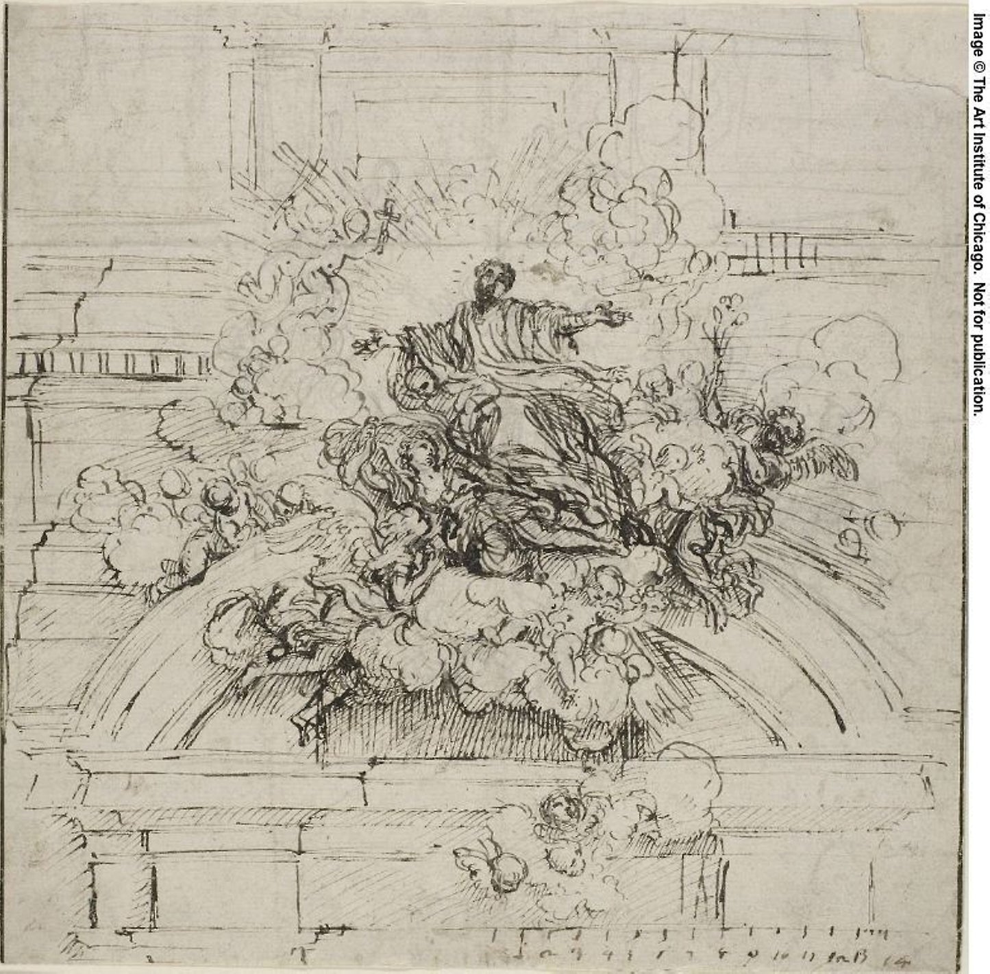 Apotheosis of Saint Francis Xavier -  Carlo Maratti,  Poster Print Wall Art