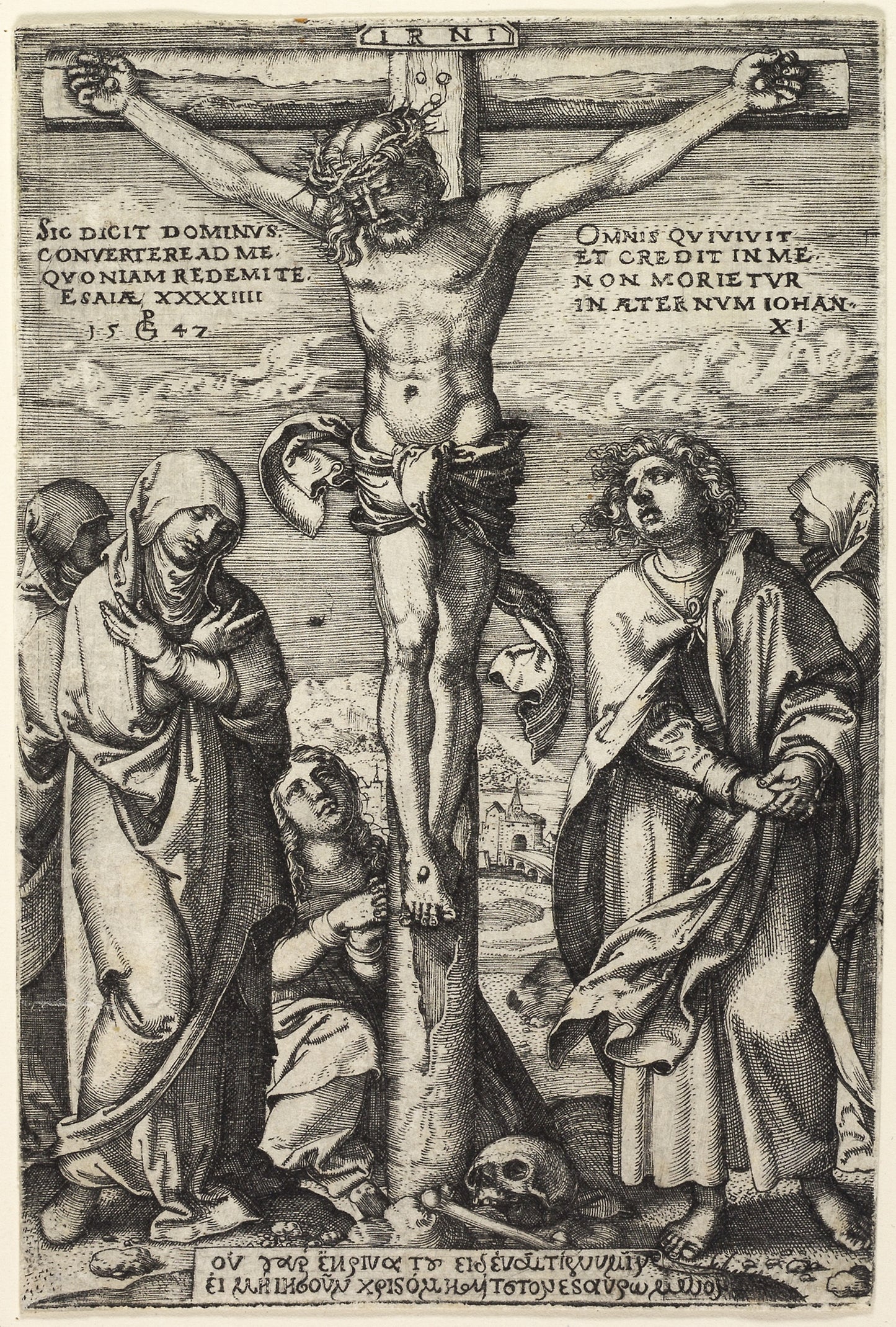Crucifixion -  Georg Pencz,  Poster Print Wall Art