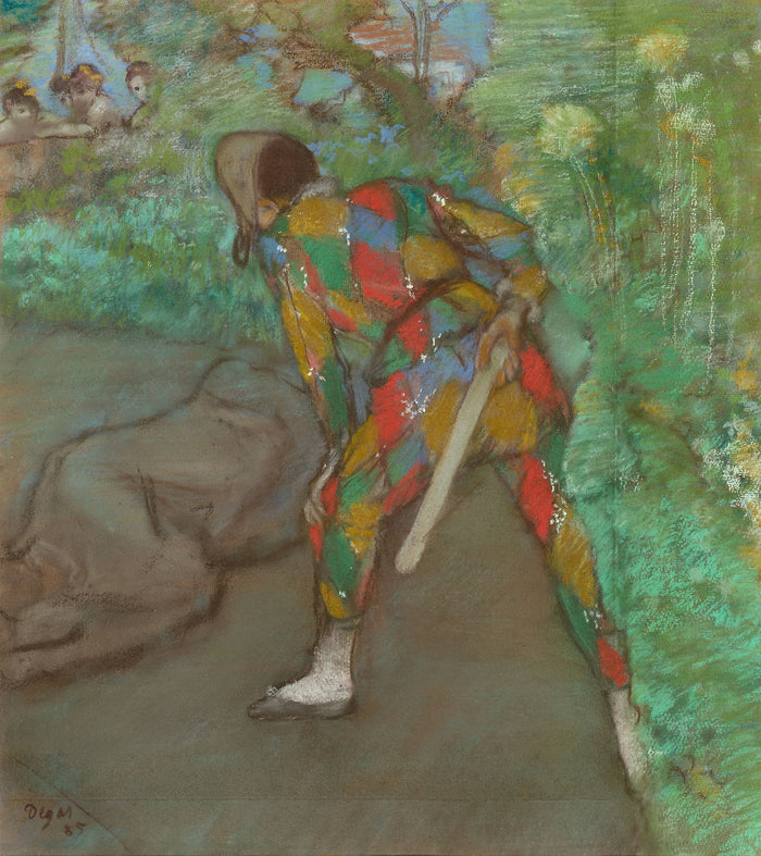 Harlequin: Edgar Degas,16x12