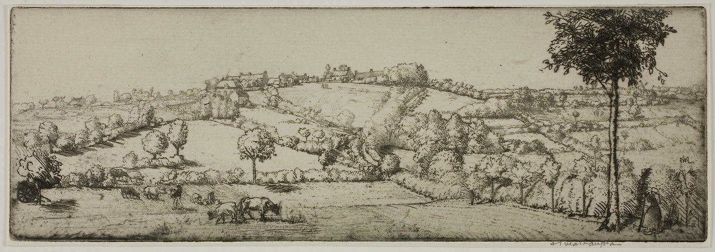 Landscape, Brittany -  Donald Shaw MacLaughlan,  Poster Print Wall Art