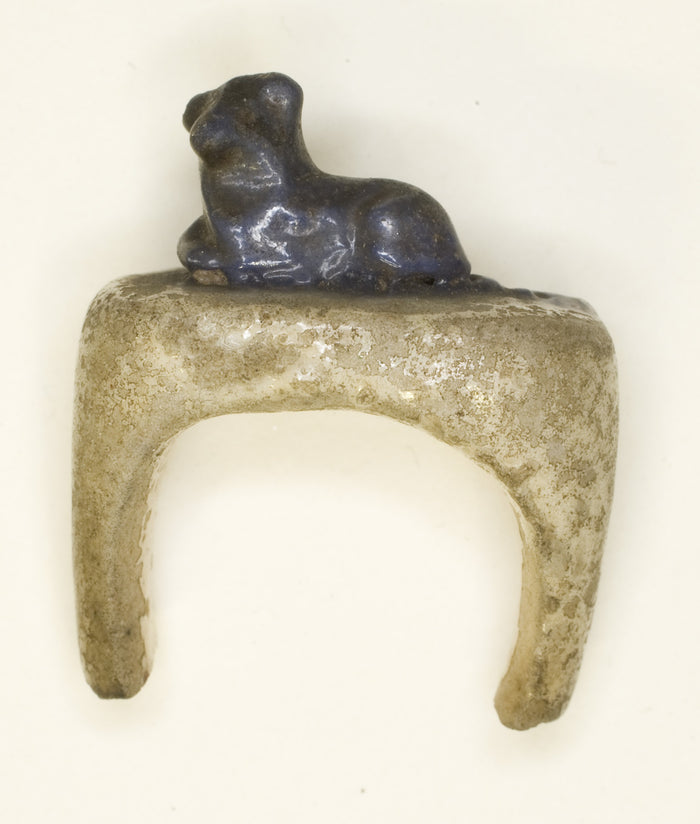 Ring with a Recumbent Lion: Egyptian,16x12