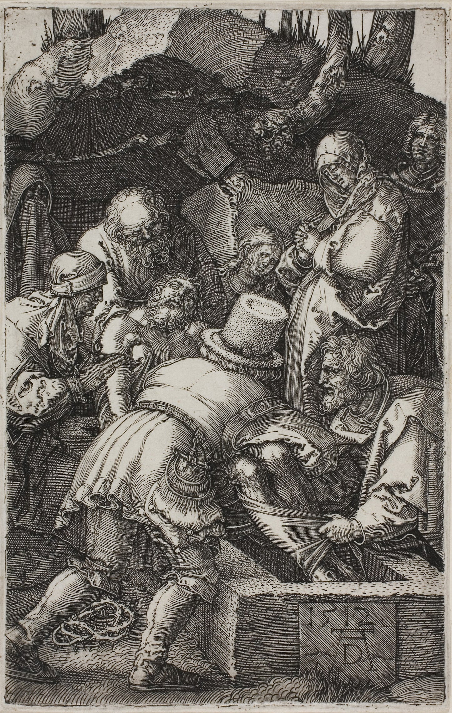Deposition, from The Engraved Passion -  Albrecht Dürer,  Poster Print Wall Art