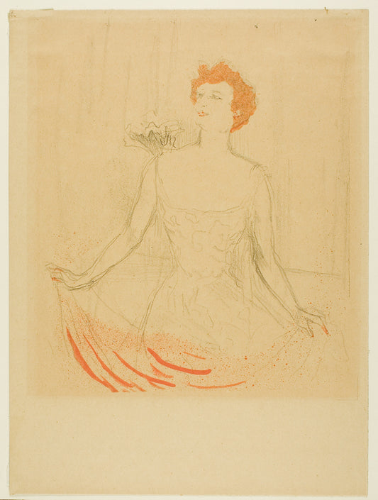Emma Calvé: Henri de Toulouse-Lautrec,16x12"(A3) Poster