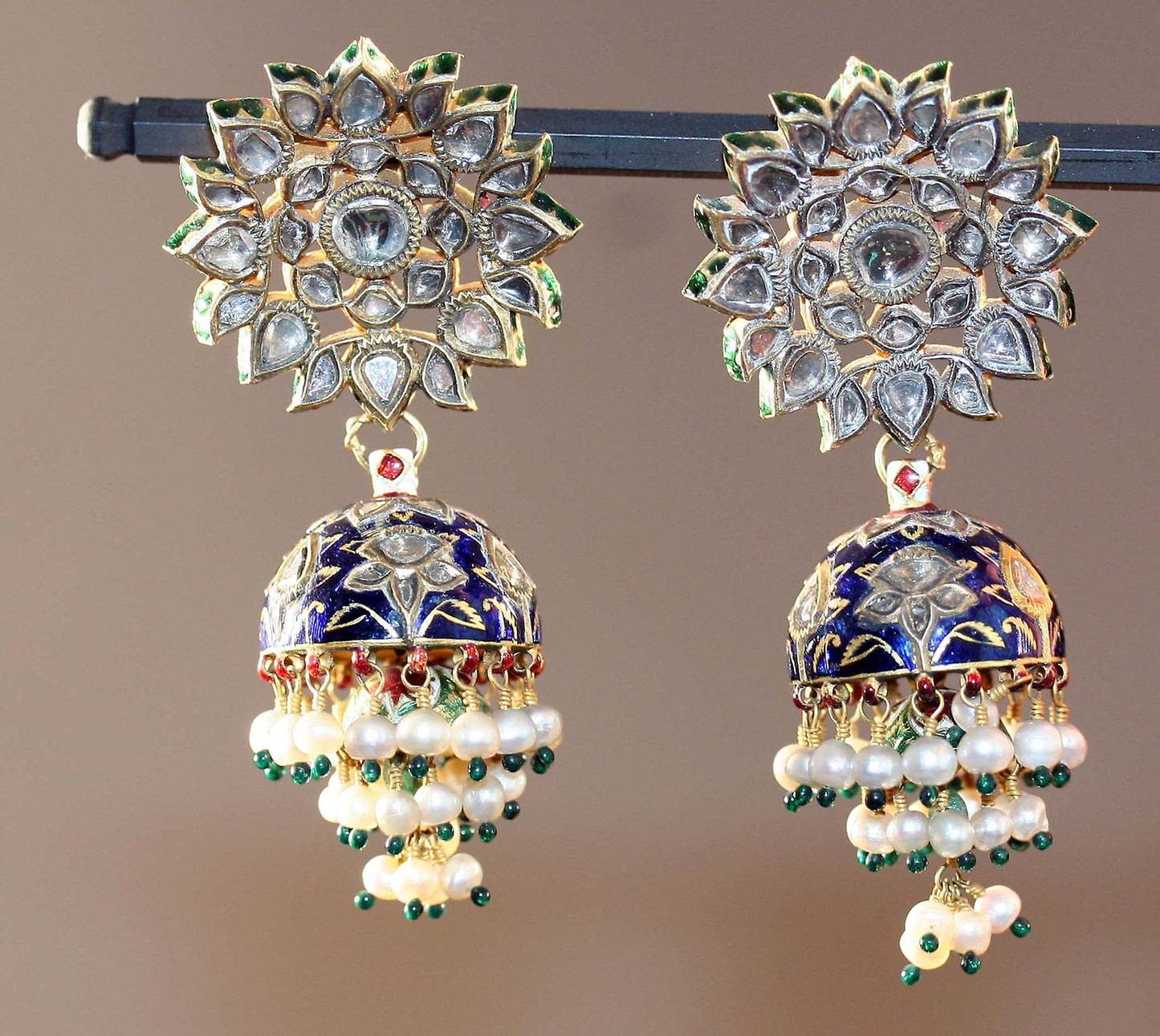 Earrings (Karanphul Jhumka) -  India,  Poster Print Wall Art