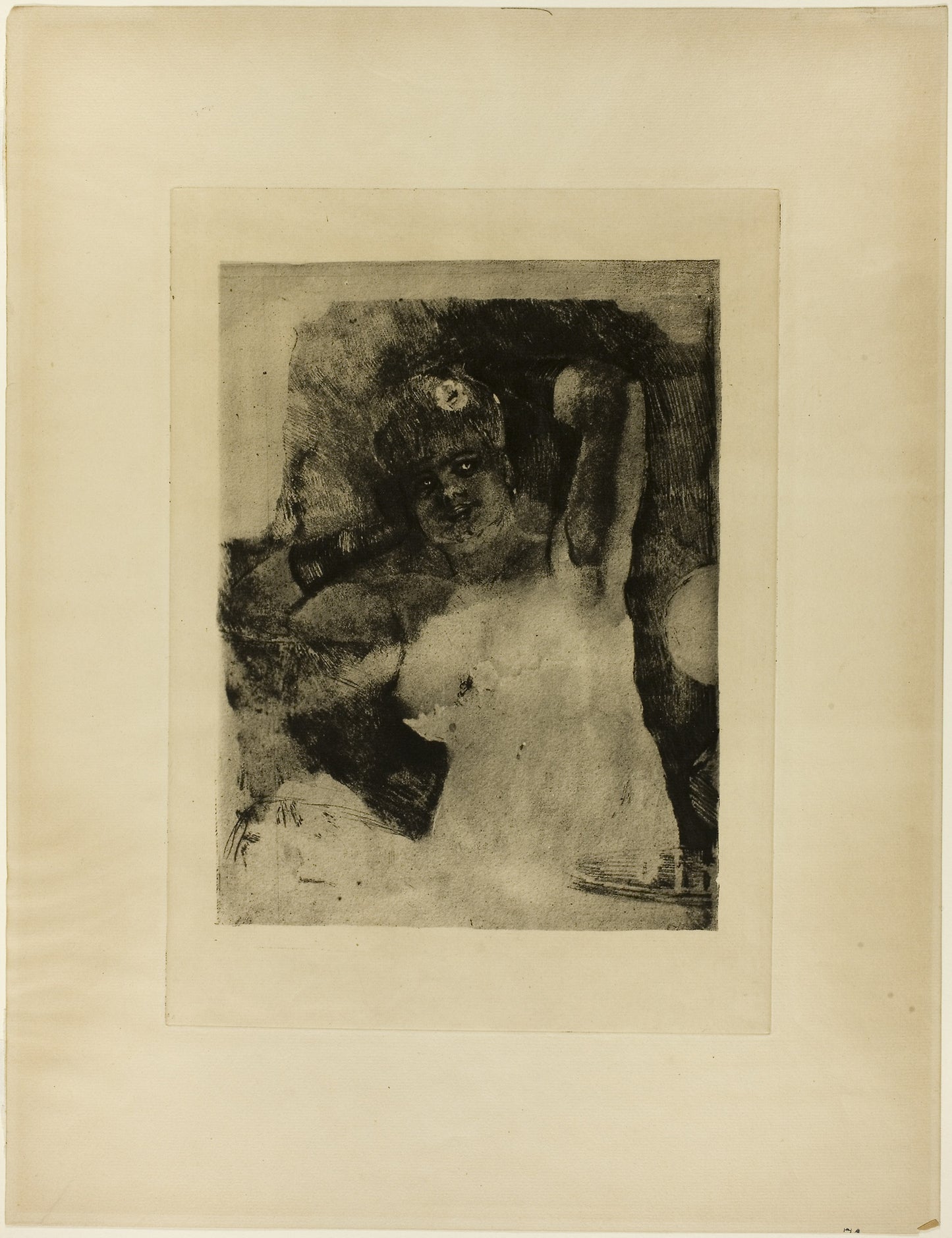Woman with a Carcel Lamp -  Félicien Rops,  Poster Print Wall Art