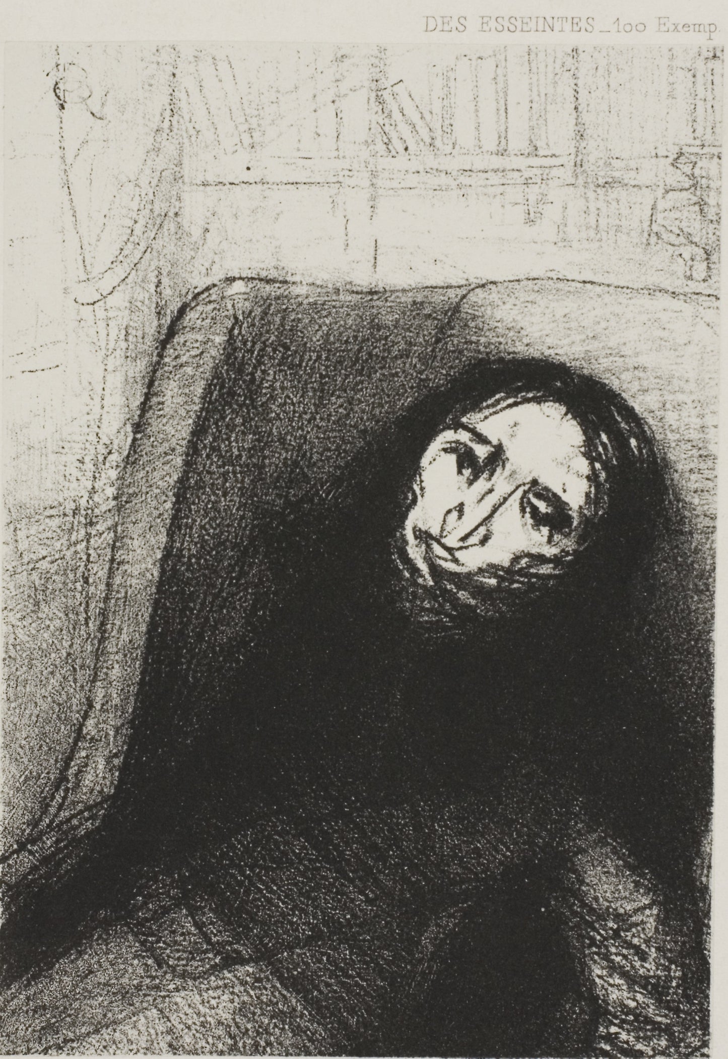 Des Esseintes, Frontispiece for A Rebours -  J.K. Huysmans -  Odilon Redon,  Poster Print Wall Art
