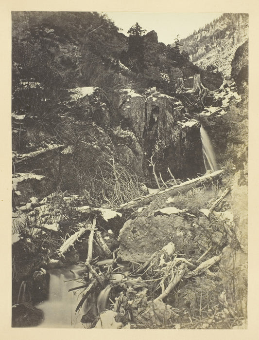 City Creek Canon, Wasatch Mountains, Salt Lake Valley: Andrew J. Russell ,16x12"(A3) Poster