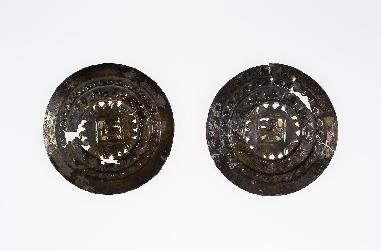 Pair of Ear Spools -  Chimú,  Poster Print Wall Art