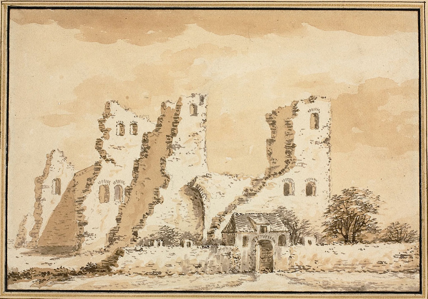 Altena Castle, Near Delft, Demolished in 1572: Abraham Rademaker, Poster Print Wall Art