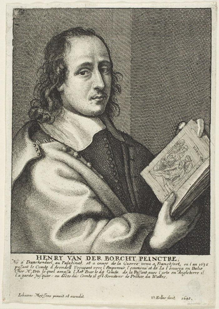 Hendrik van der Borcht the Younger: Wenceslaus Hollar (Czech, 1607-1677),16x12