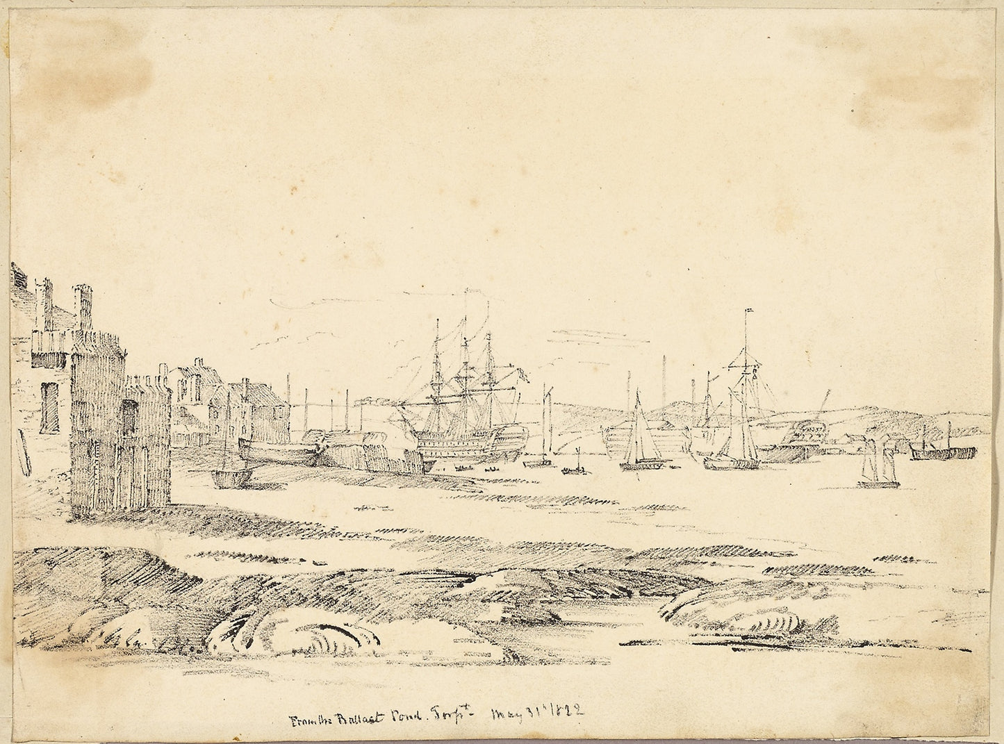 From the Ballast Pond -  Unknown Artist,  Poster Print Wall Art