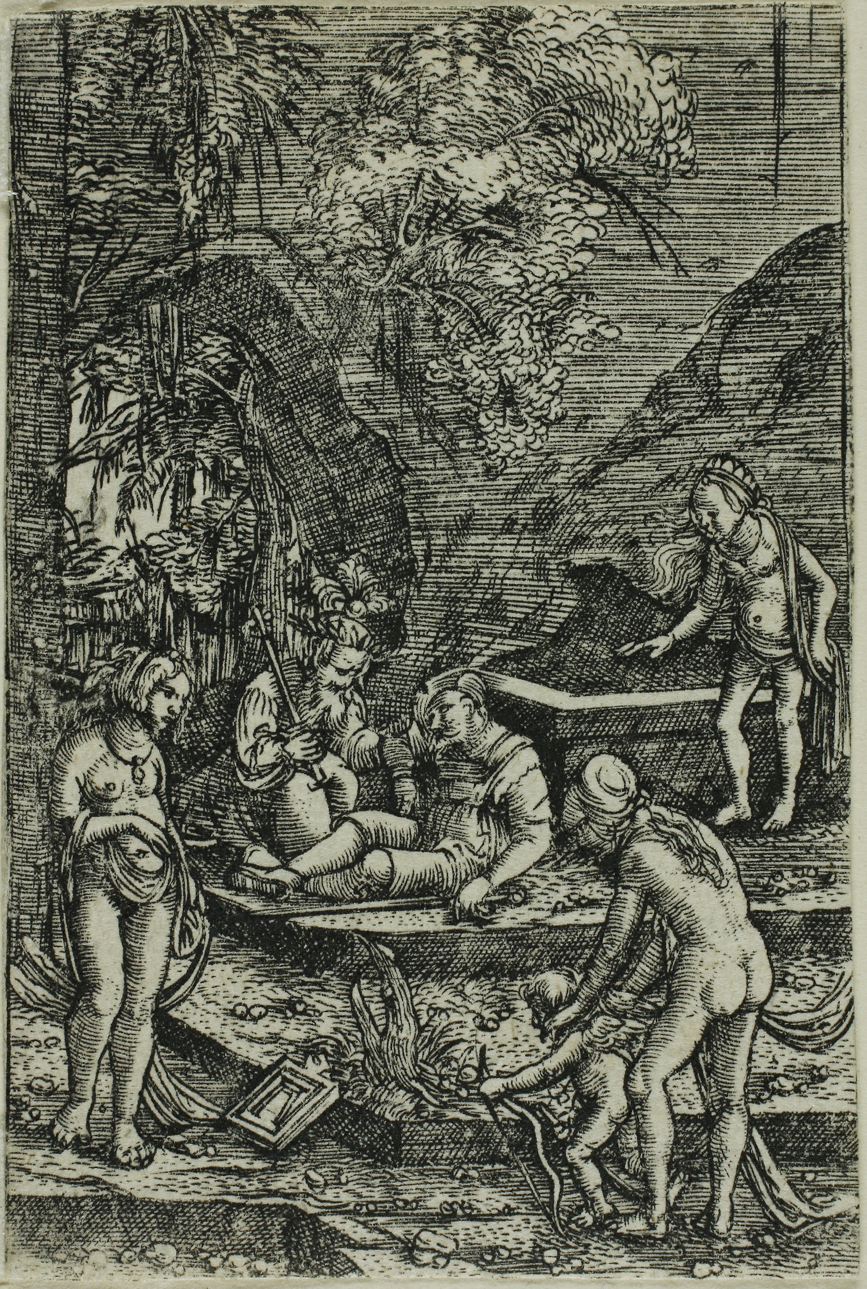 The Dream of Paris: Albrecht Altdorfer,16x12"(A3) Poster