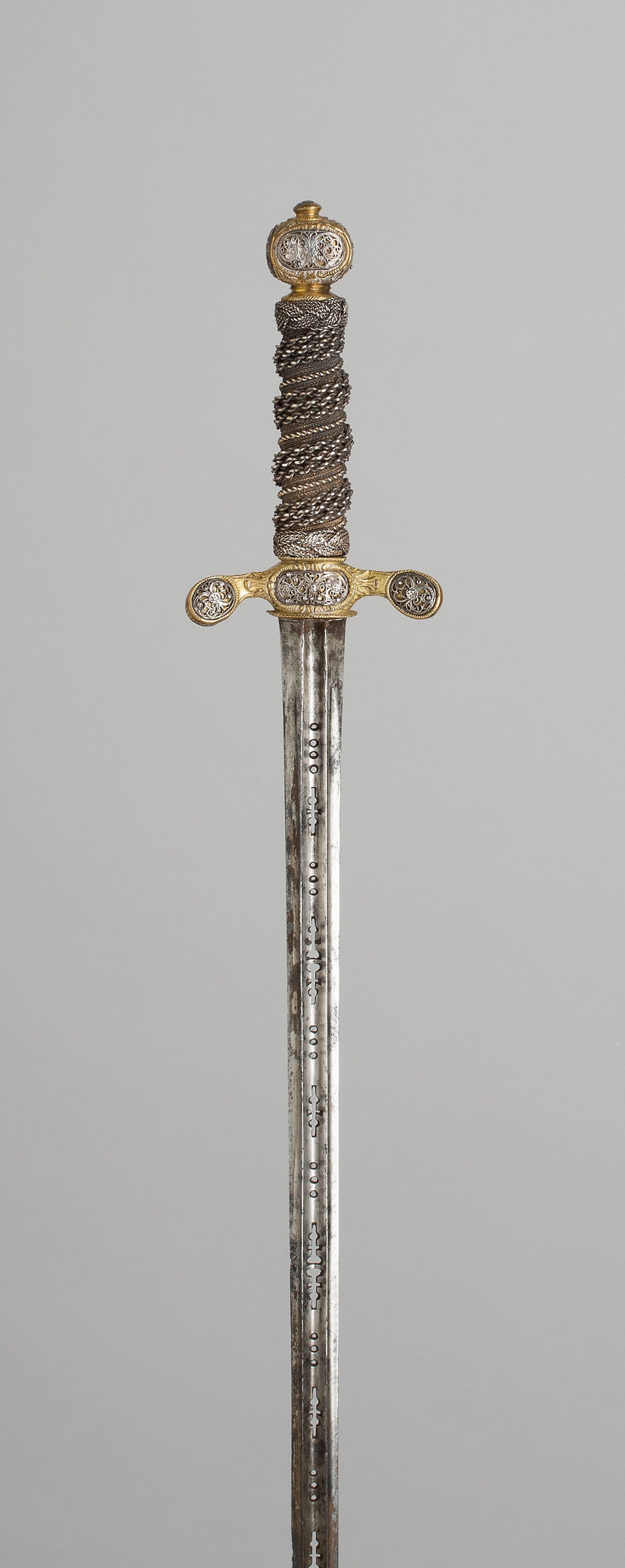 Scarf Sword: Hilt: northern European (possibly Swedish), Poster Print Wall Art