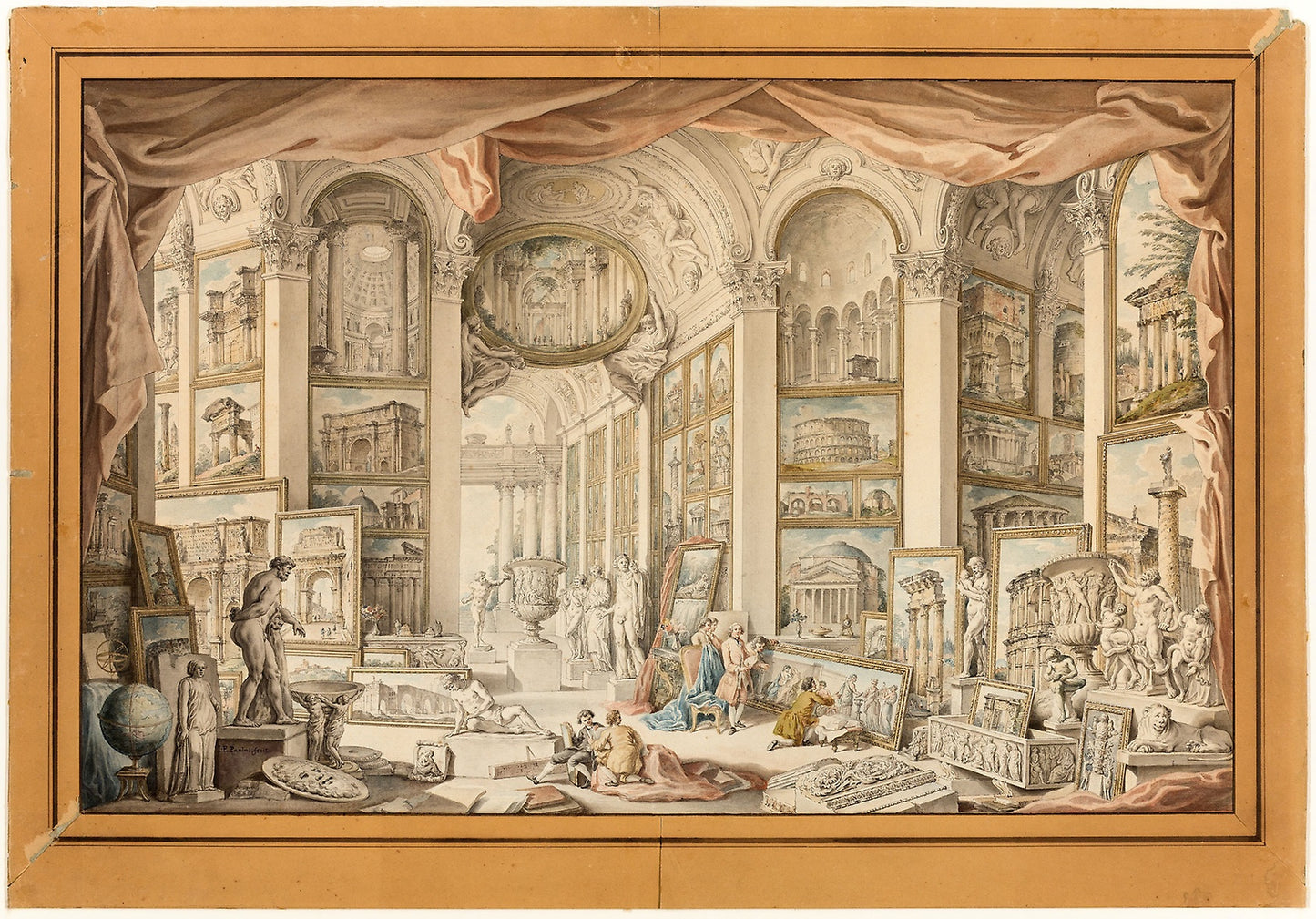 Roma Antica -  After Giovanni Paolo Pannini,  Poster Print Wall Art