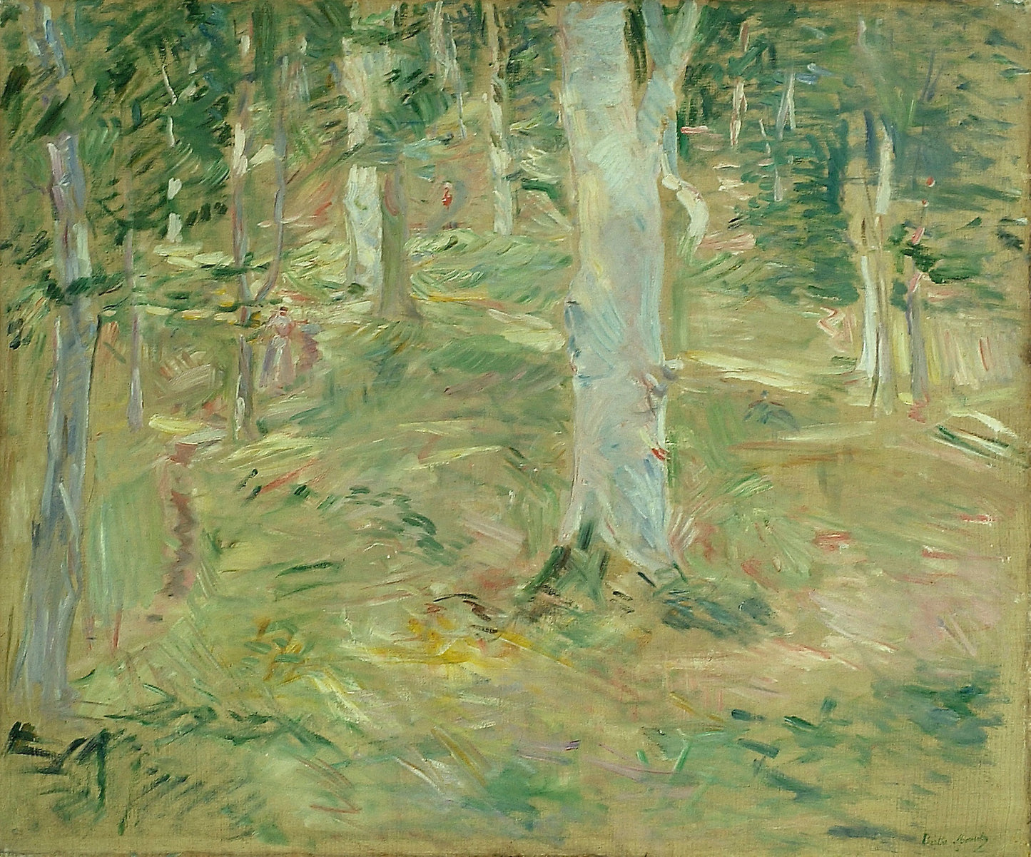 Forêt de Compiègne -  Berthe Morisot,  Poster Print Wall Art