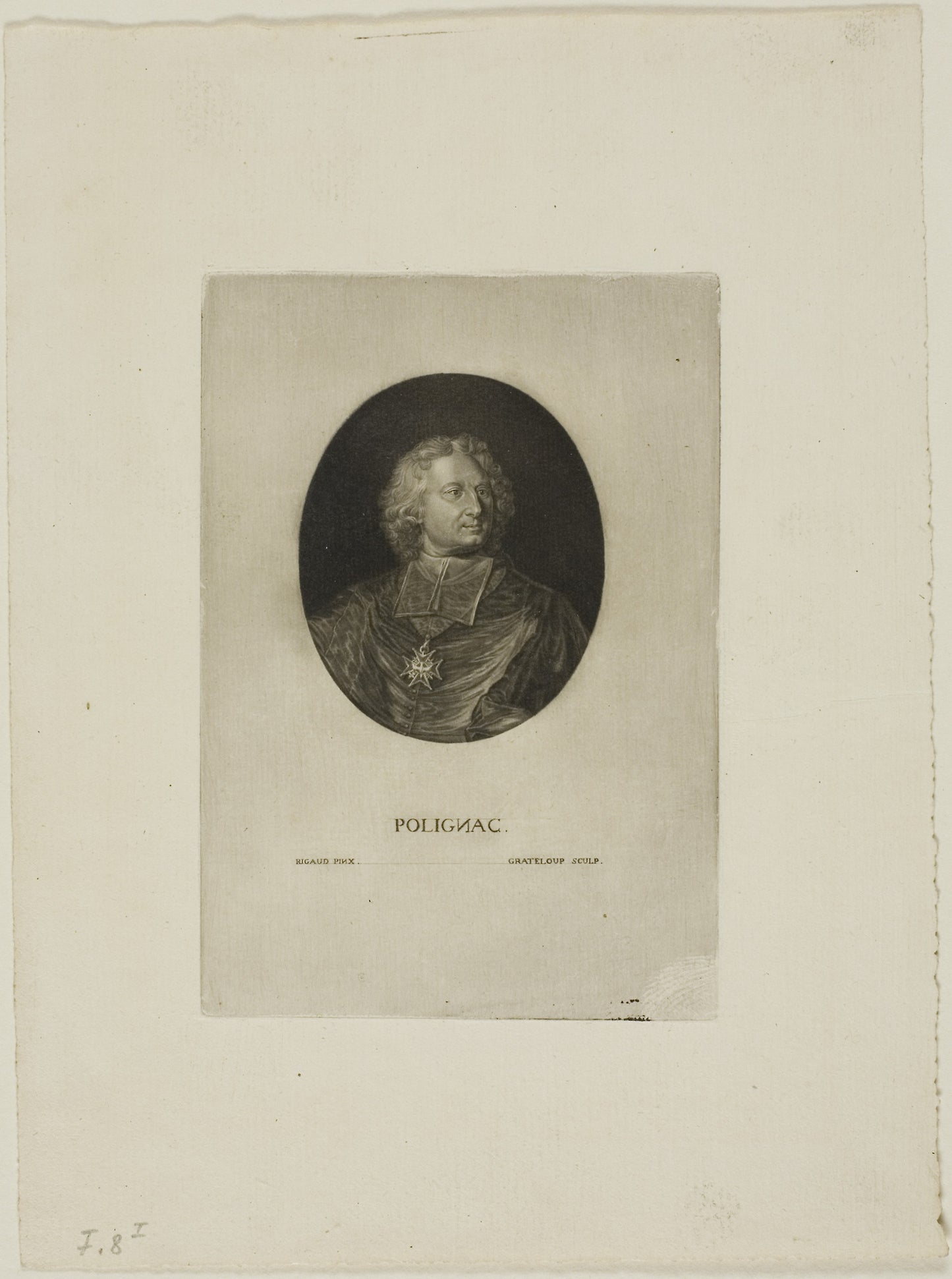 Melchior de Polignac, Cardinal -  Jean-Baptiste de Grateloup,  Poster Print Wall Art