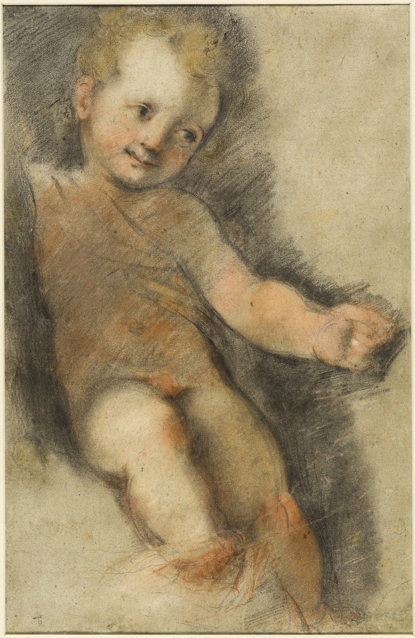 Christ Child -  Study for the Madonna di San Giovanni -  Federico Barocci,  Poster Print Wall Art