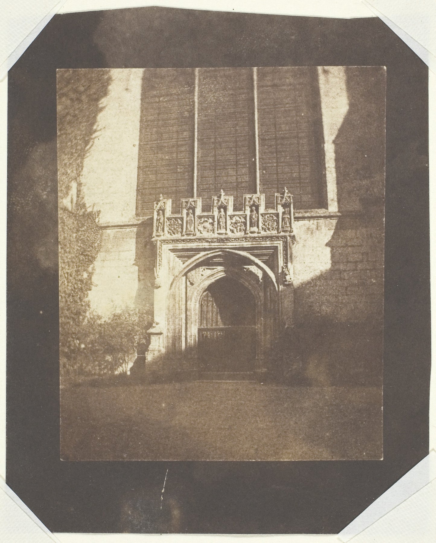 Ancient Door, Magdalen College, Oxford -  William Henry Fox Talbot,  Poster Print Wall Art