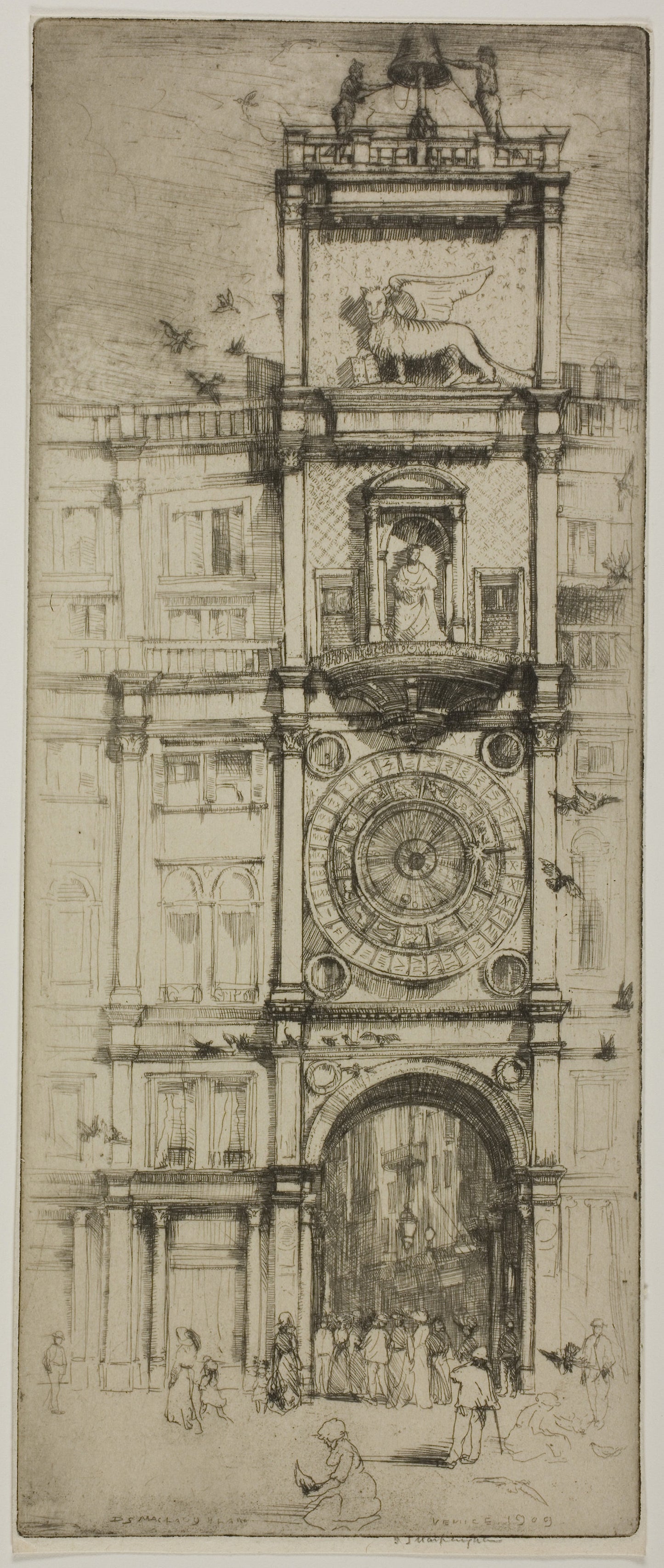 The Clock Tower, Venice -  Donald Shaw MacLaughlan,  Poster Print Wall Art