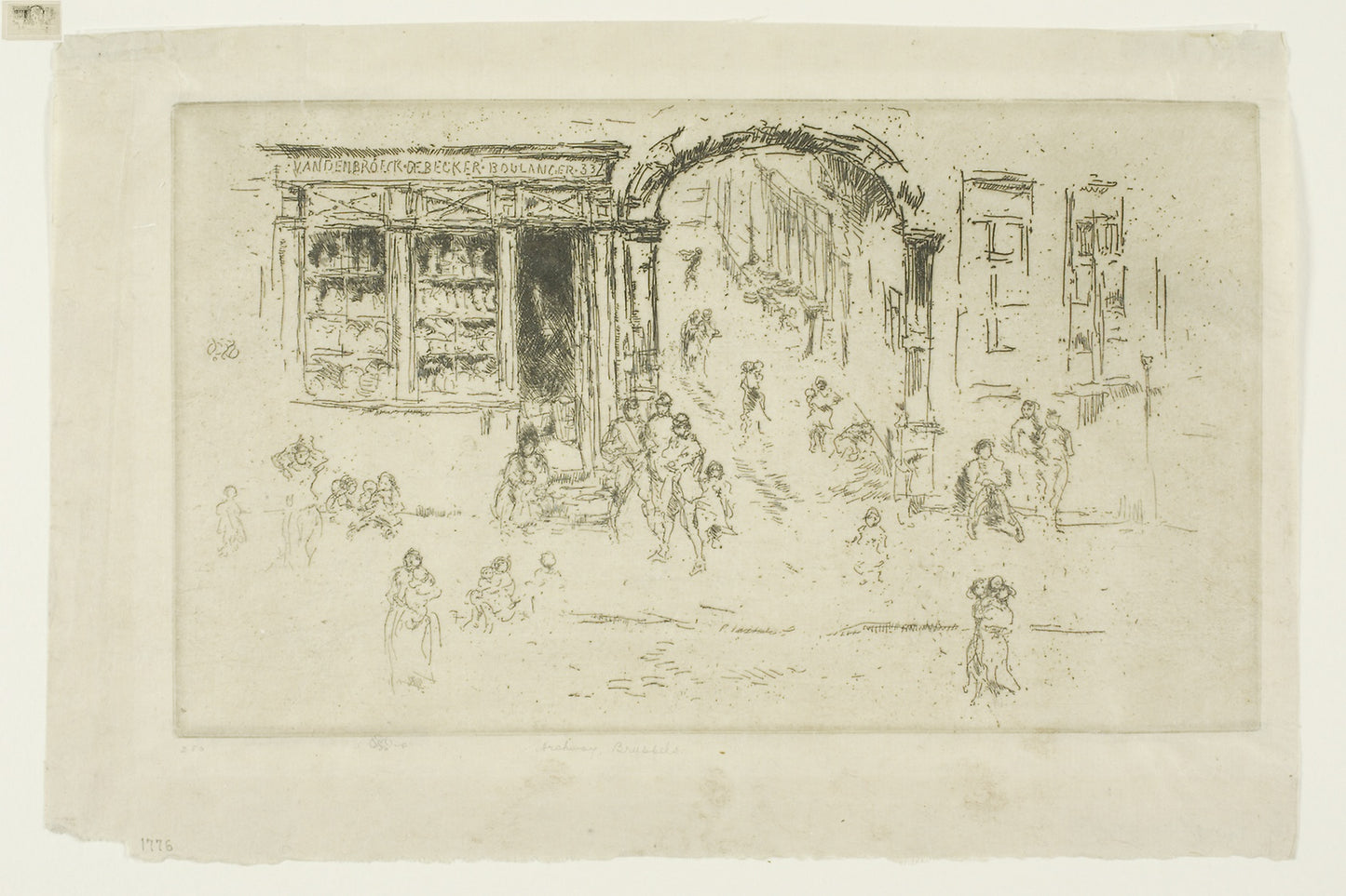 Archway, Brussels -  James McNeill Whistler,  Poster Print Wall Art
