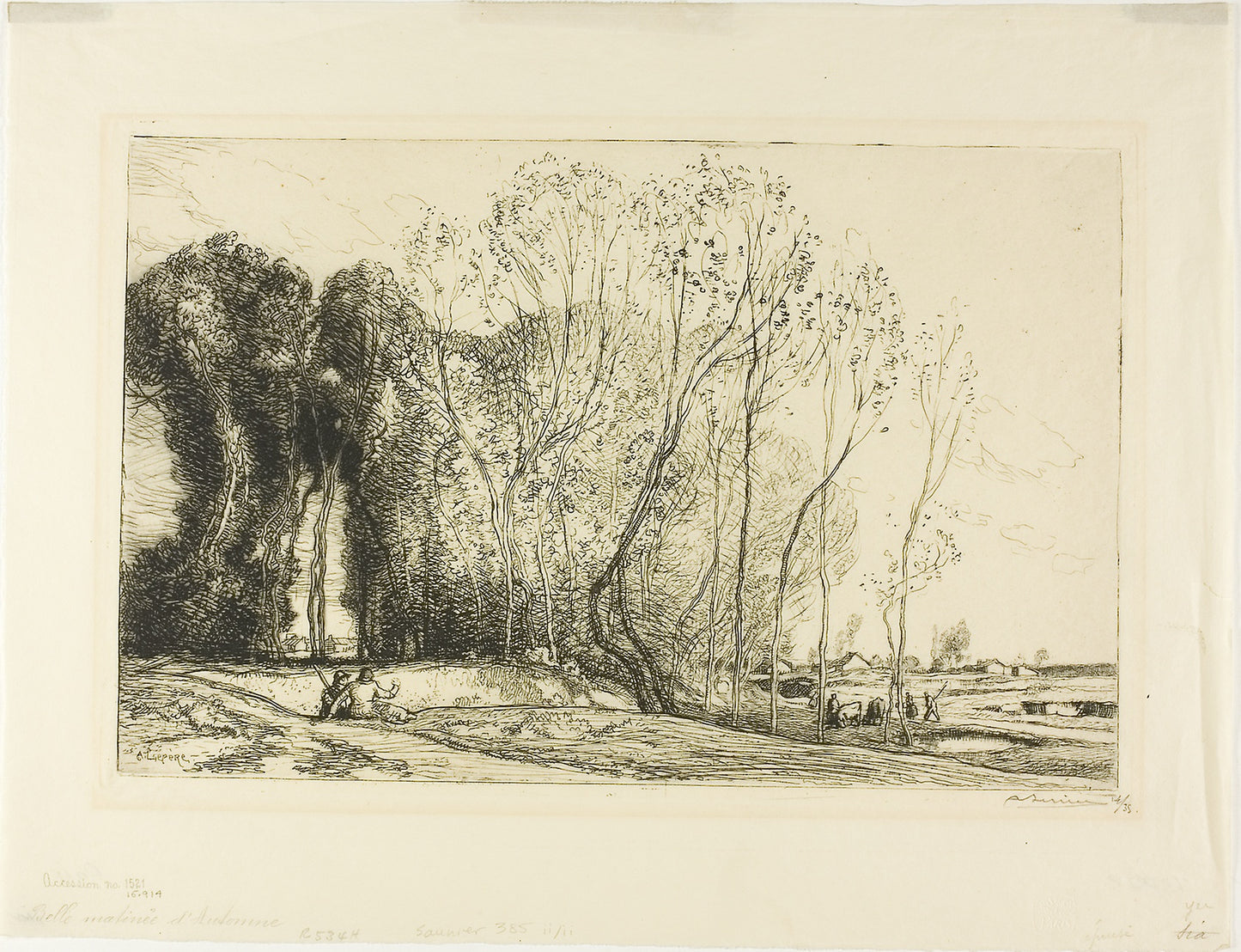 Beautiful Autumn Morning -  Louis Auguste Lepère,  Poster Print Wall Art