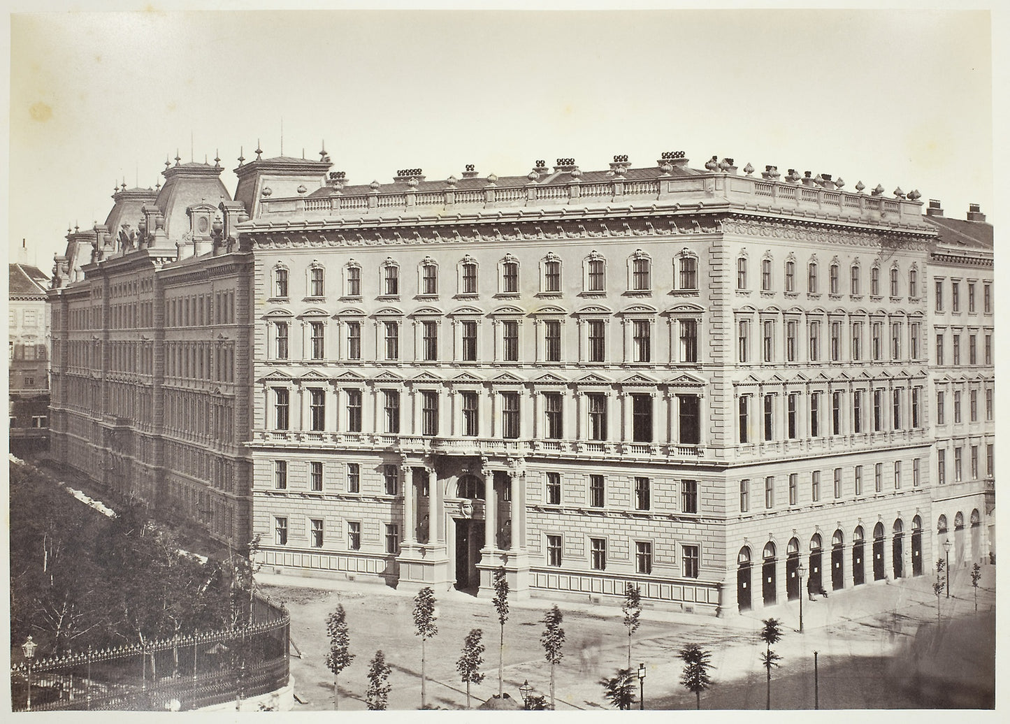 Opern-Ring No. 10, Wohnhaus des Fried. Ritter von Schey -  Artist unknown ,  Poster Print Wall Art