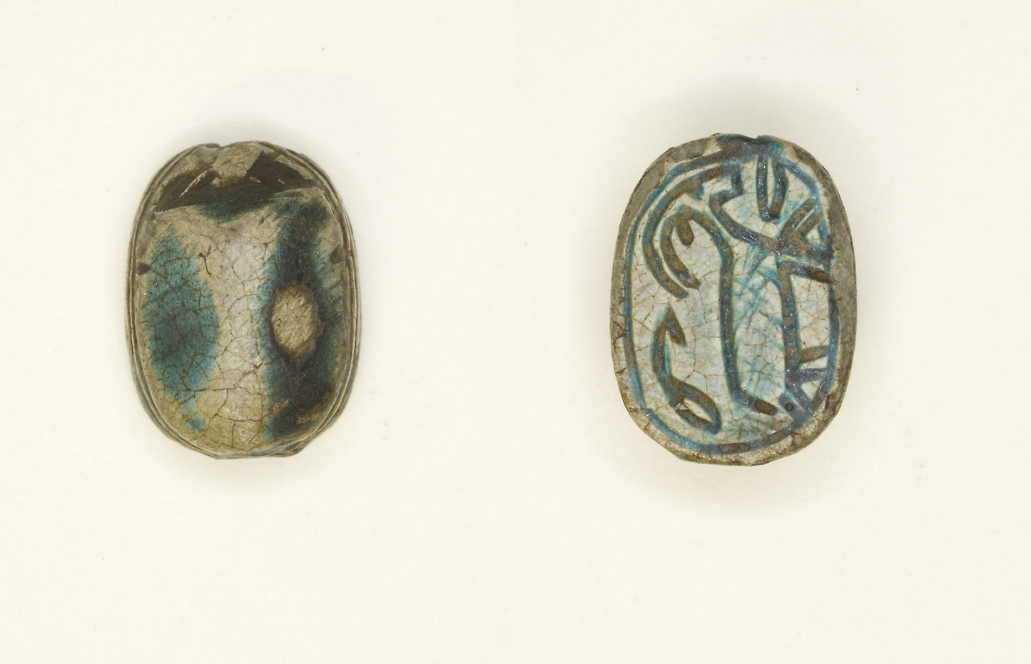 Scarab: Antelope with Foliage Motif: Egyptian, Poster Print Wall Art