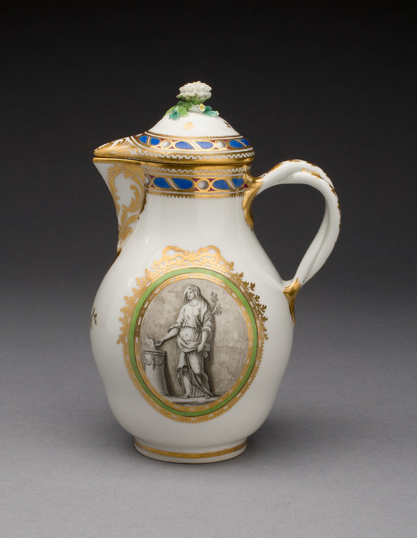 Coffee Pot (part of a Coffee Service) -  Vienna State Porcelain Manufactory,  Poster Print Wall Art