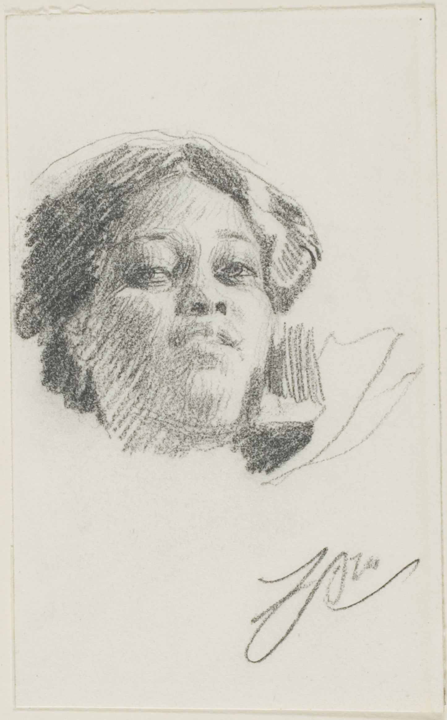 Head of a Woman -  Anders Zorn,  Poster Print Wall Art