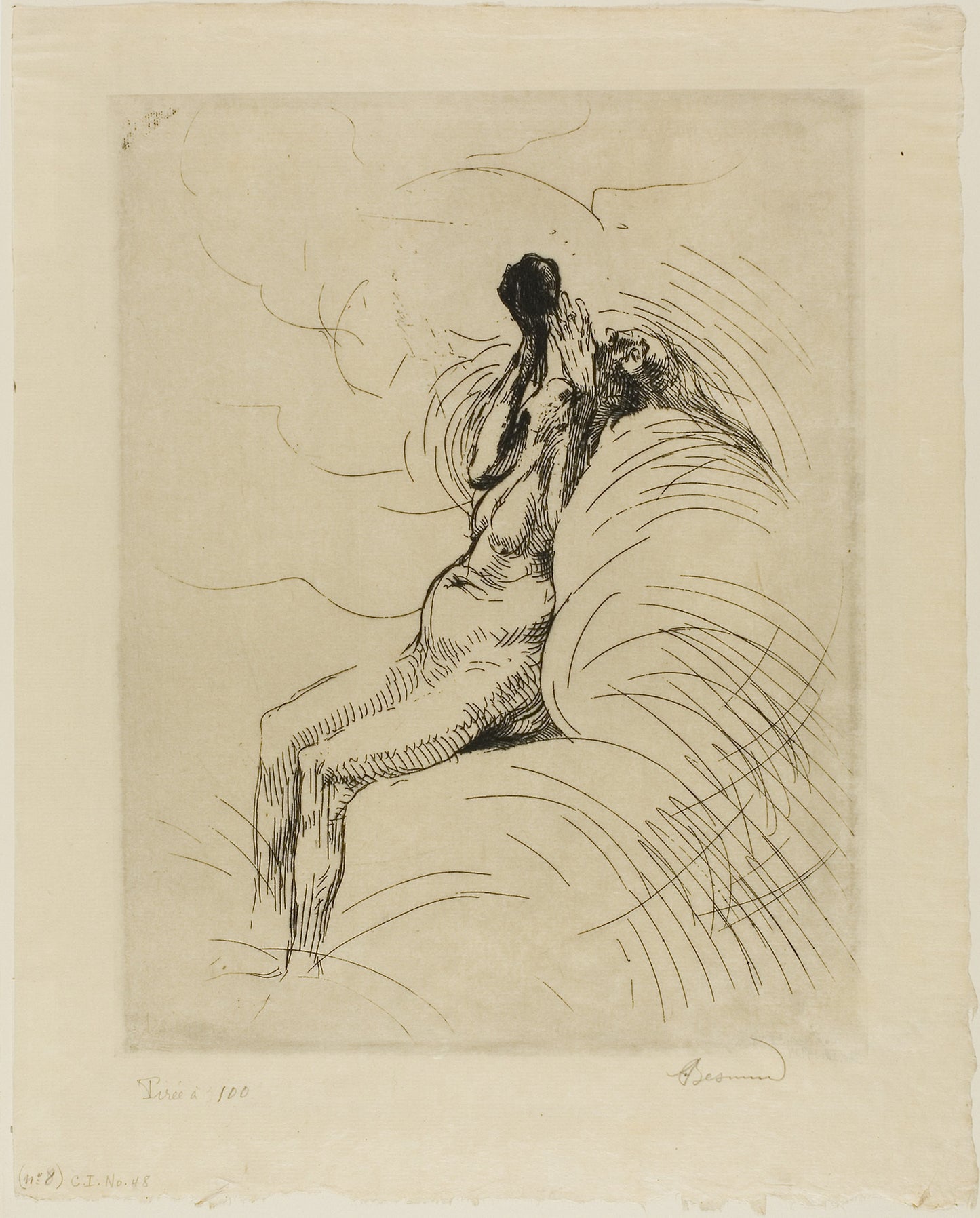 Apotheosis, plate twelve from Woman -  Albert Besnard,  Poster Print Wall Art