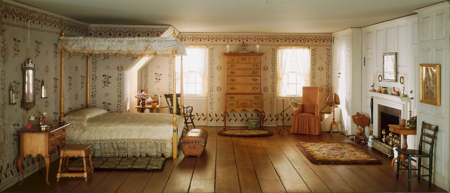 A13 -  New England Bedroom, 1750-1850 -  Mrs. James Ward Thorne,  Poster Print Wall Art