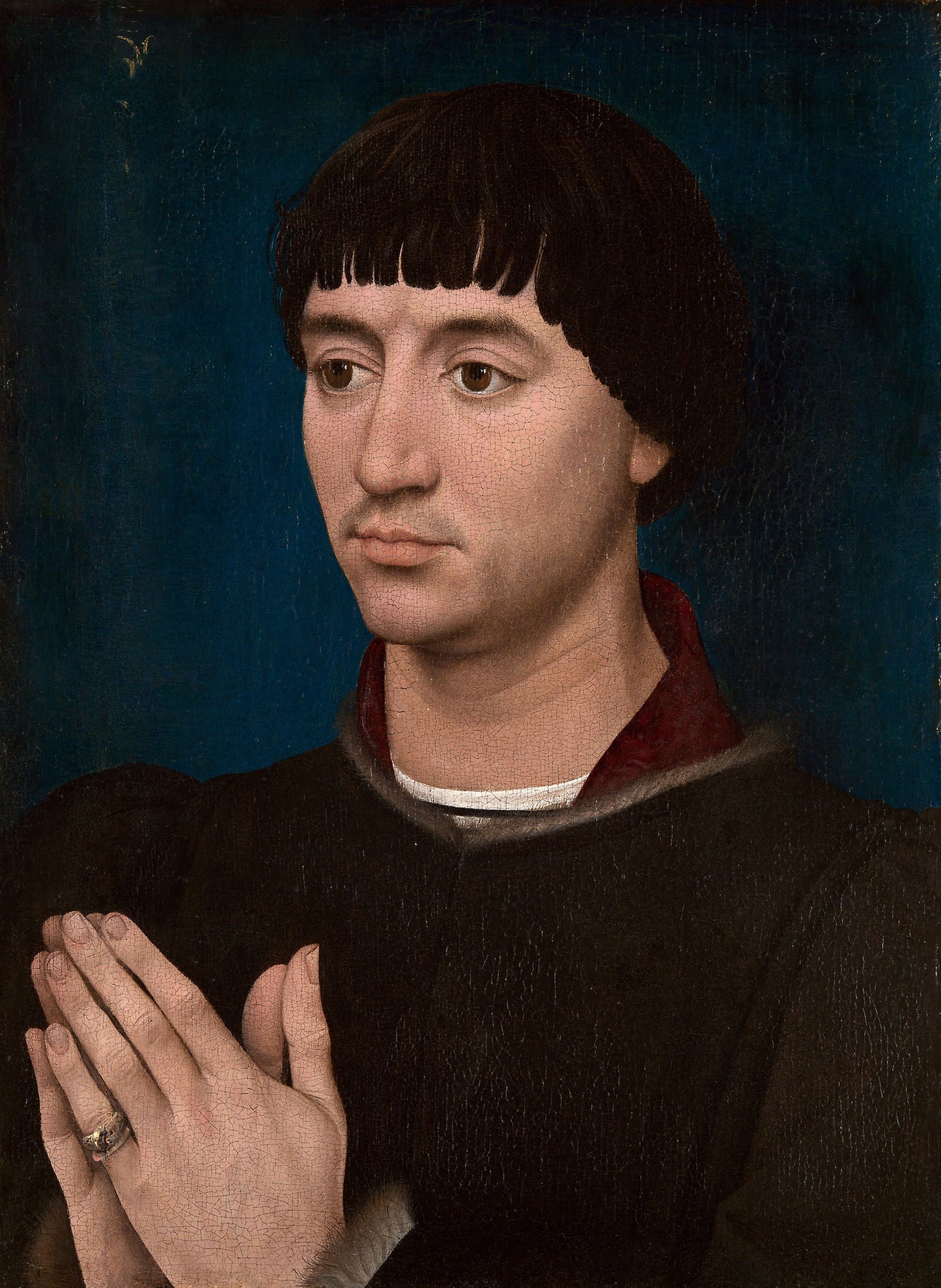 Portrait of Jean Gros: Rogier van der Weyden and Workshop, Poster Print Wall Art