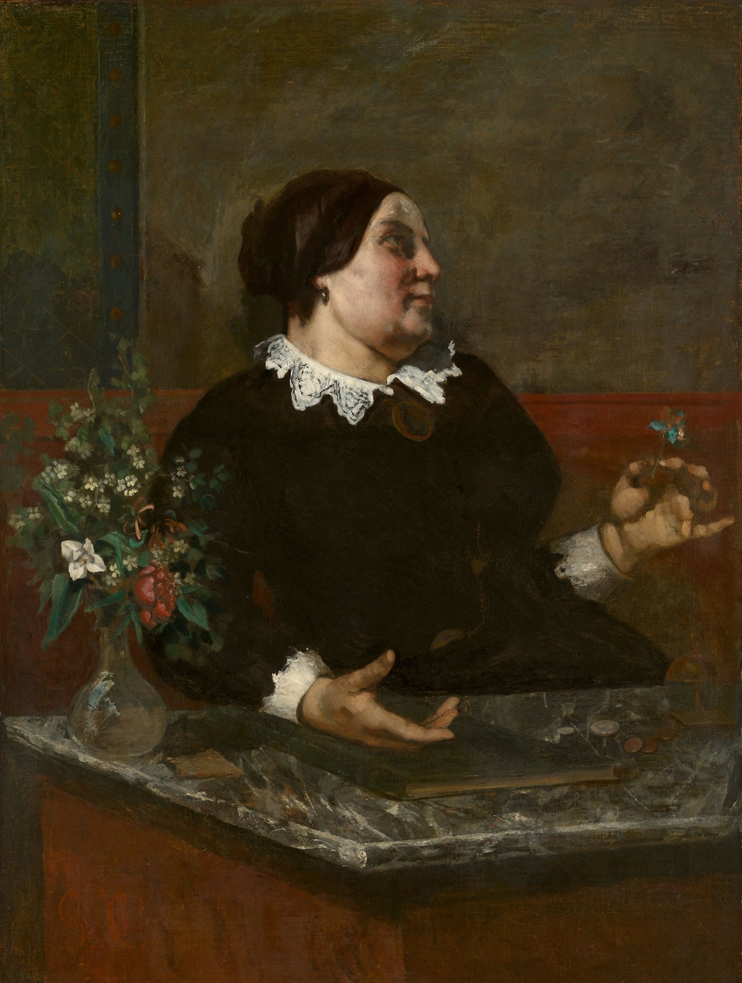 Mère Grégoire: Gustave Courbet, Poster Print Wall Art